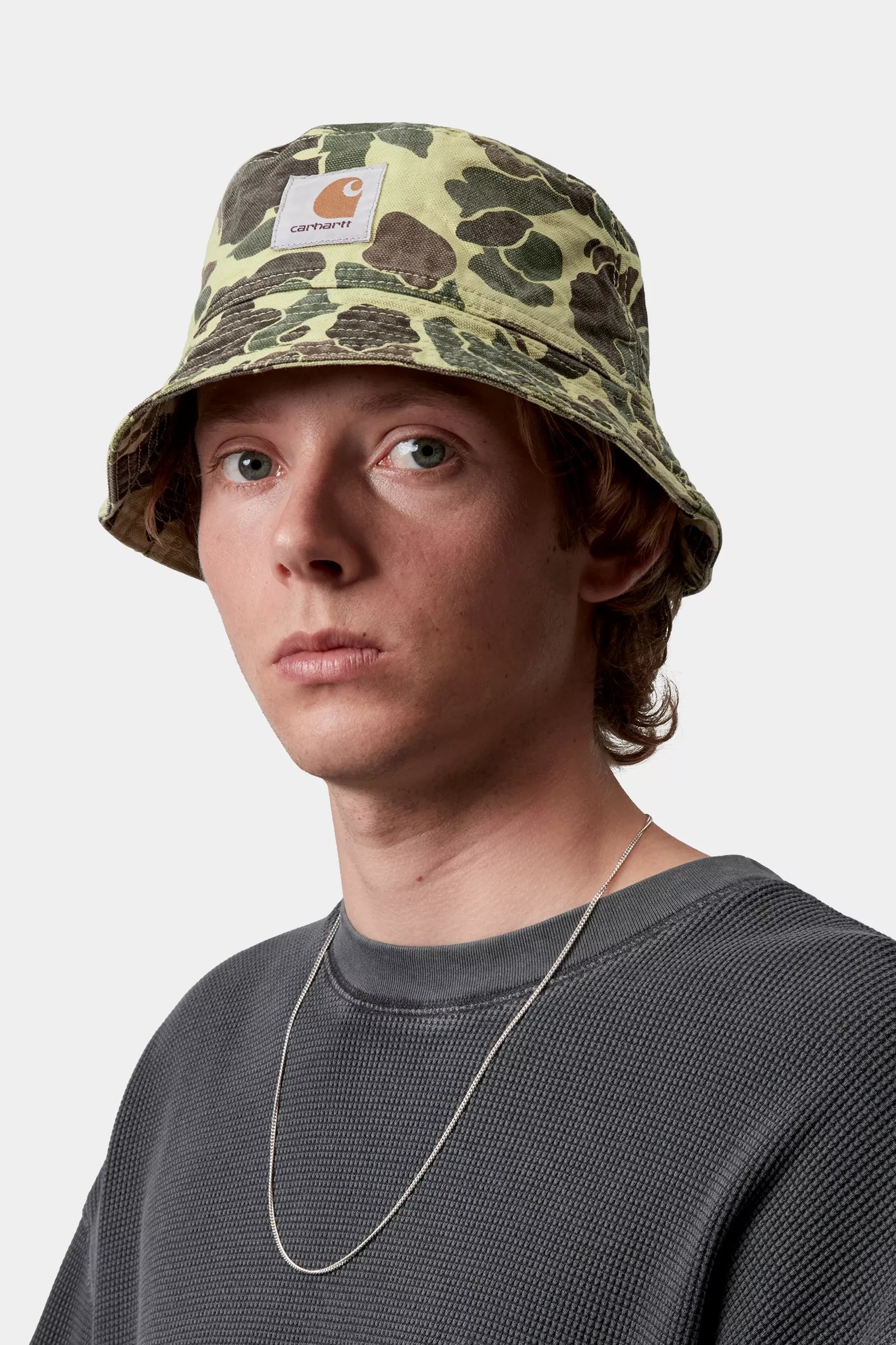 Duck Bucket Hat Camo Duck, Green