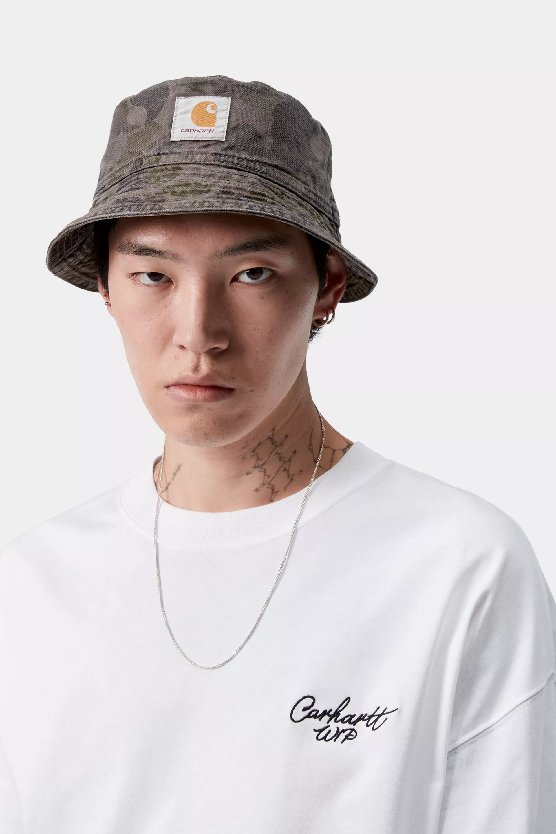 Duck Bucket Hat Camo Duck, Green / Porphyry