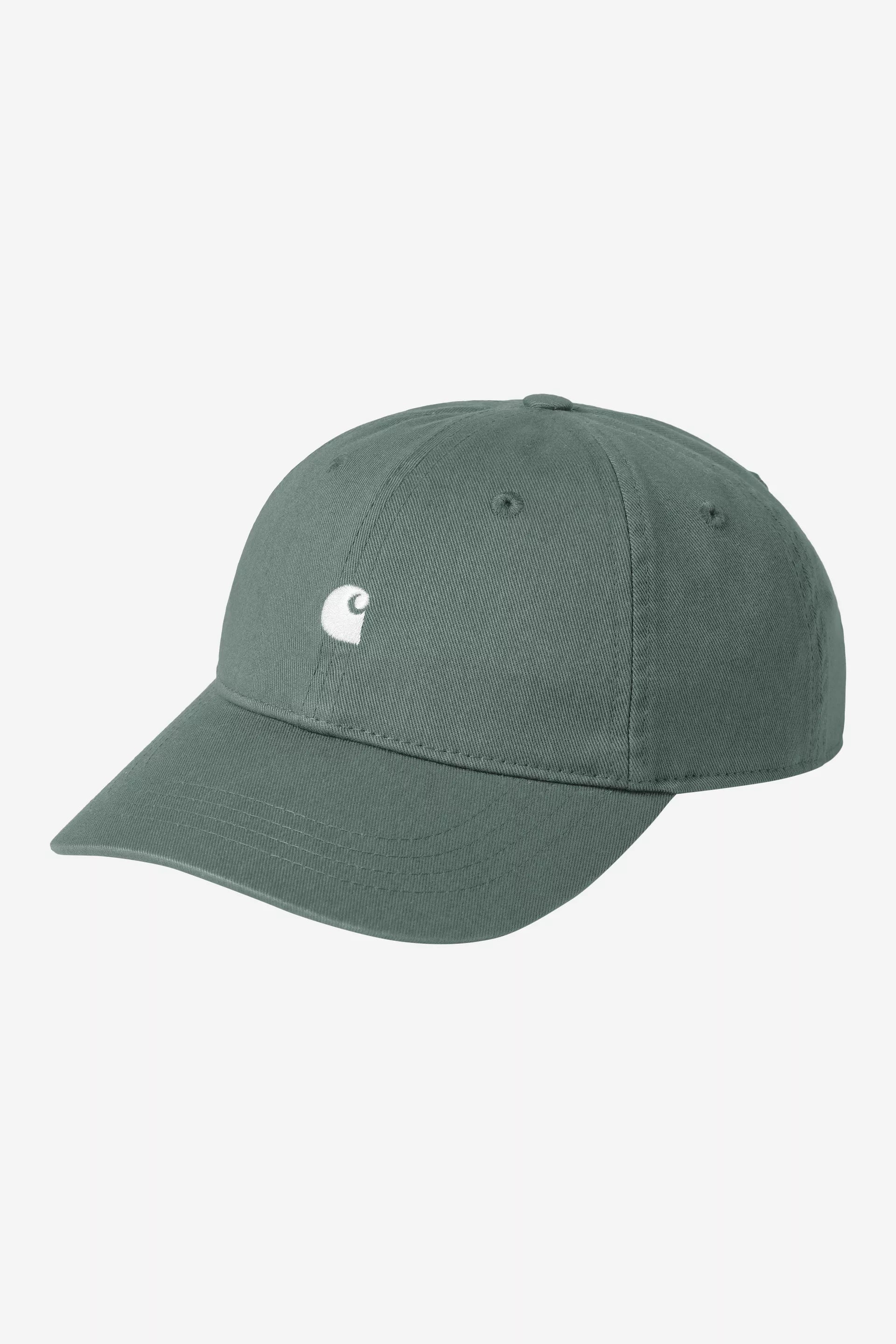 W' Madison Logo Cap Silver Pine / Wax