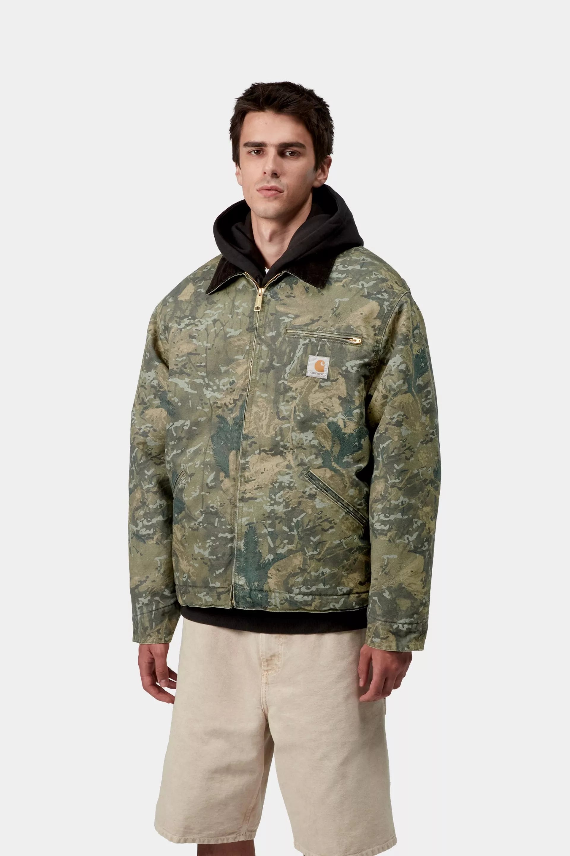 OG Detroit Jacket Camo Combi, Green / Black