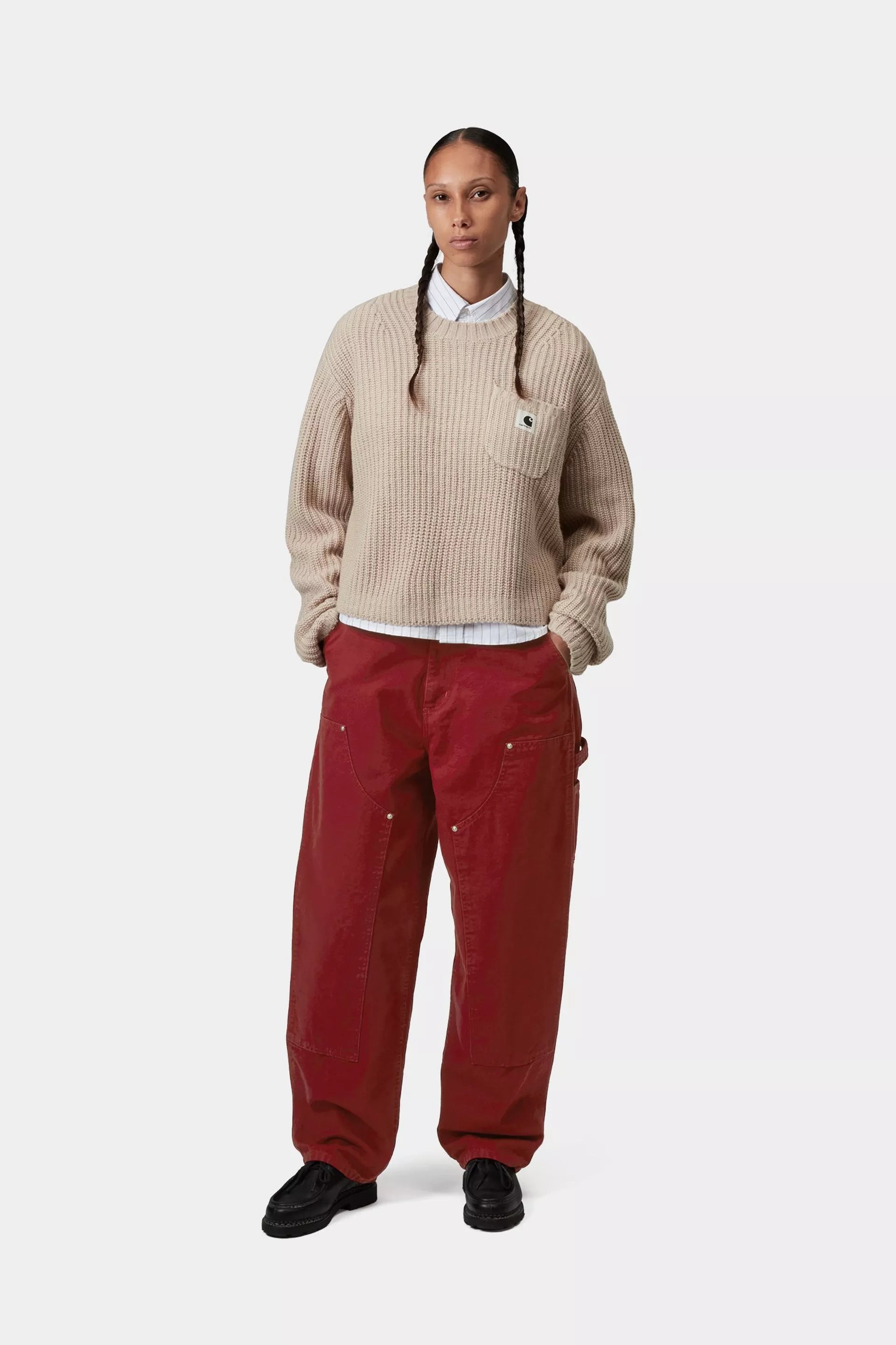 W' OG Double Knee Pant Scarlet