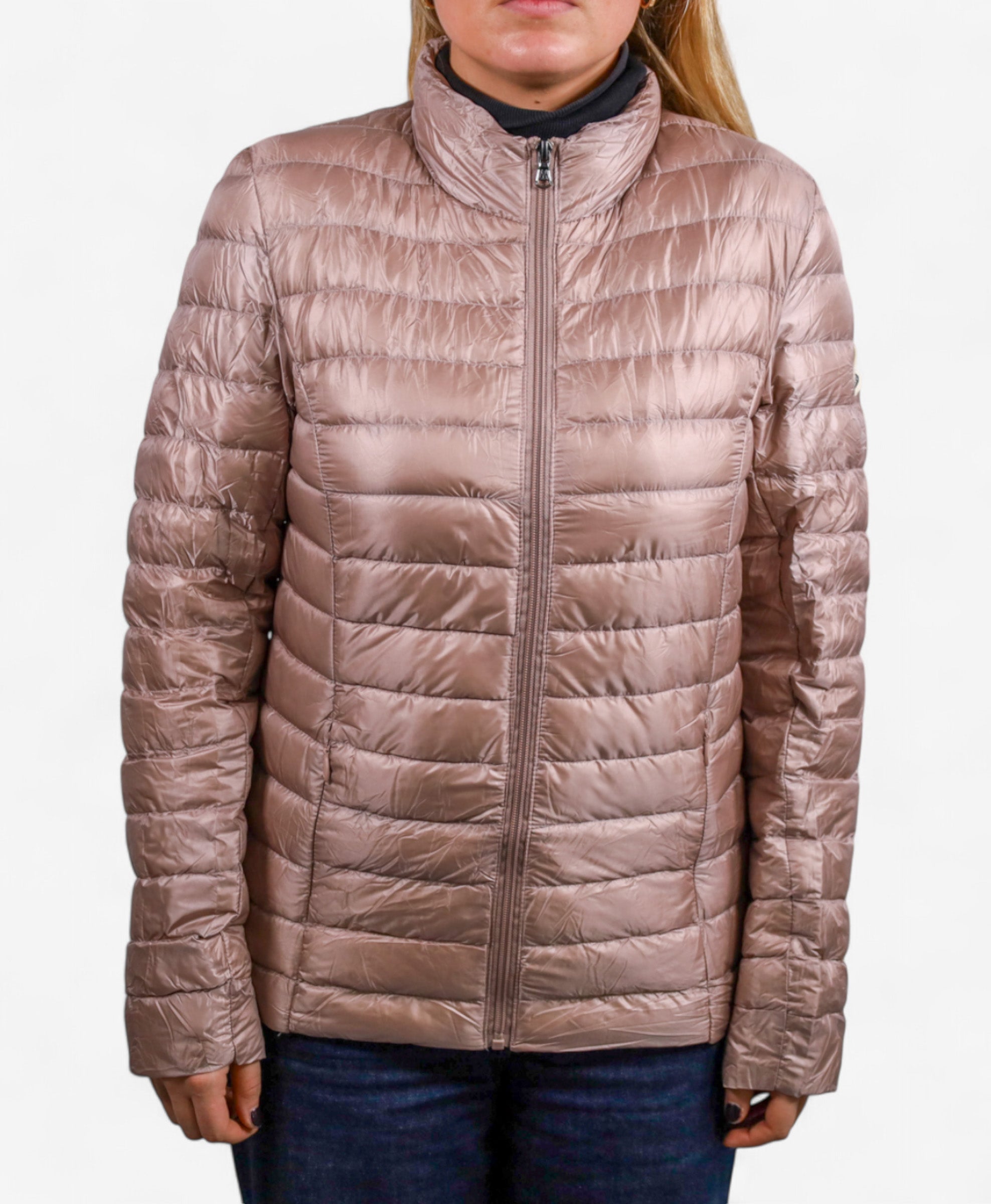 Women Parka Long Sleeve (No Hood) With Bag - Shadow