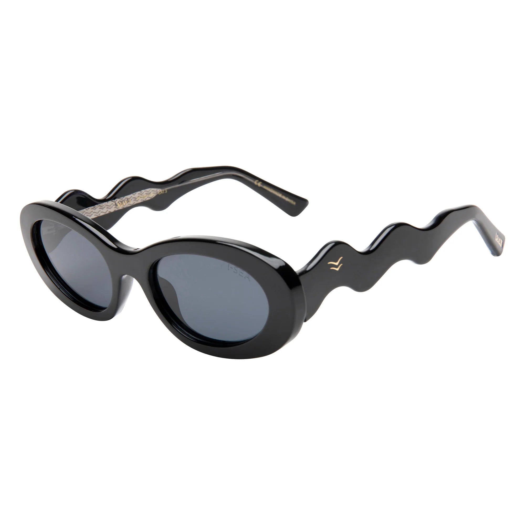 MAYA BLACK / SMOKE POLARIZED LENS
