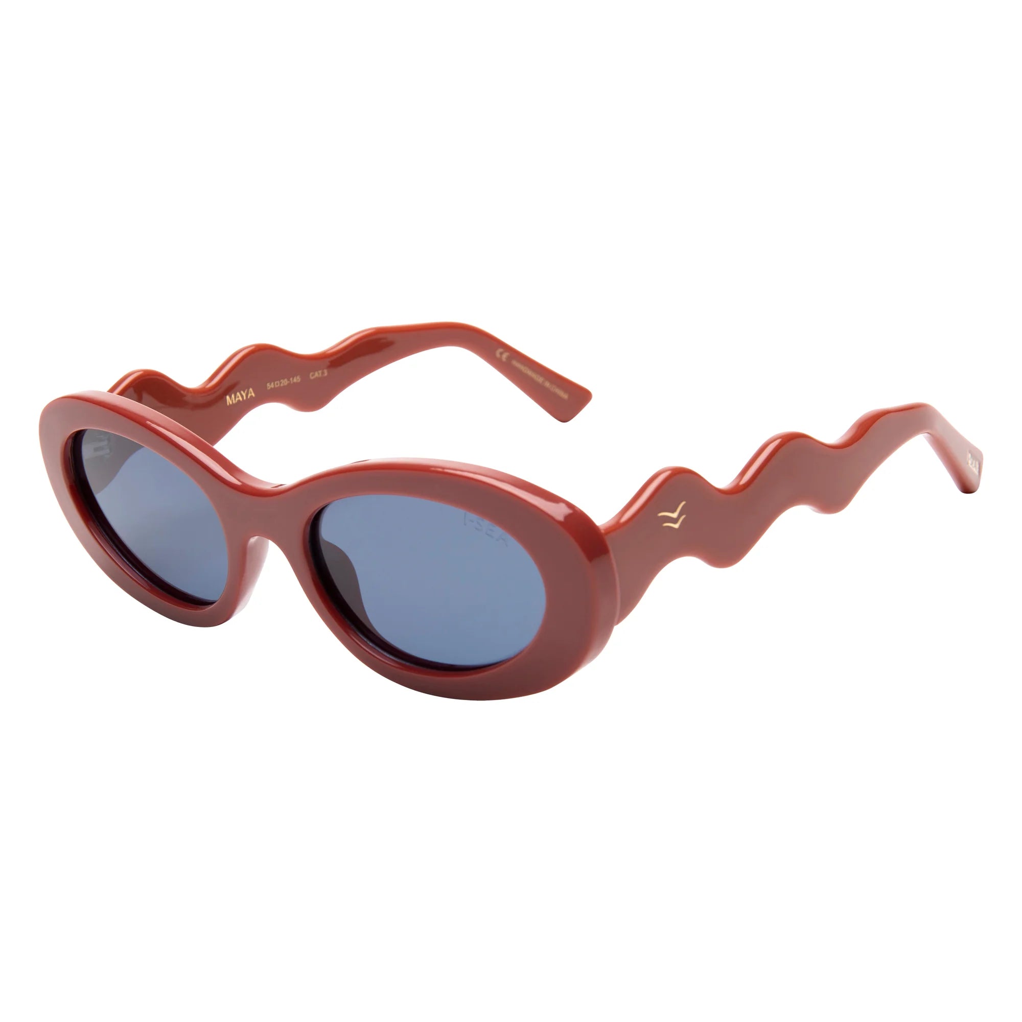 MAYA TERRACOTTA / NAVY POLARIZED LENS