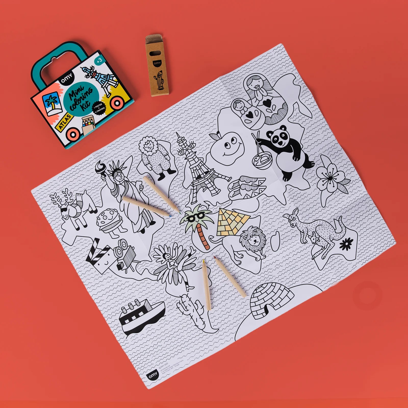 Atlas Pocket Coloring