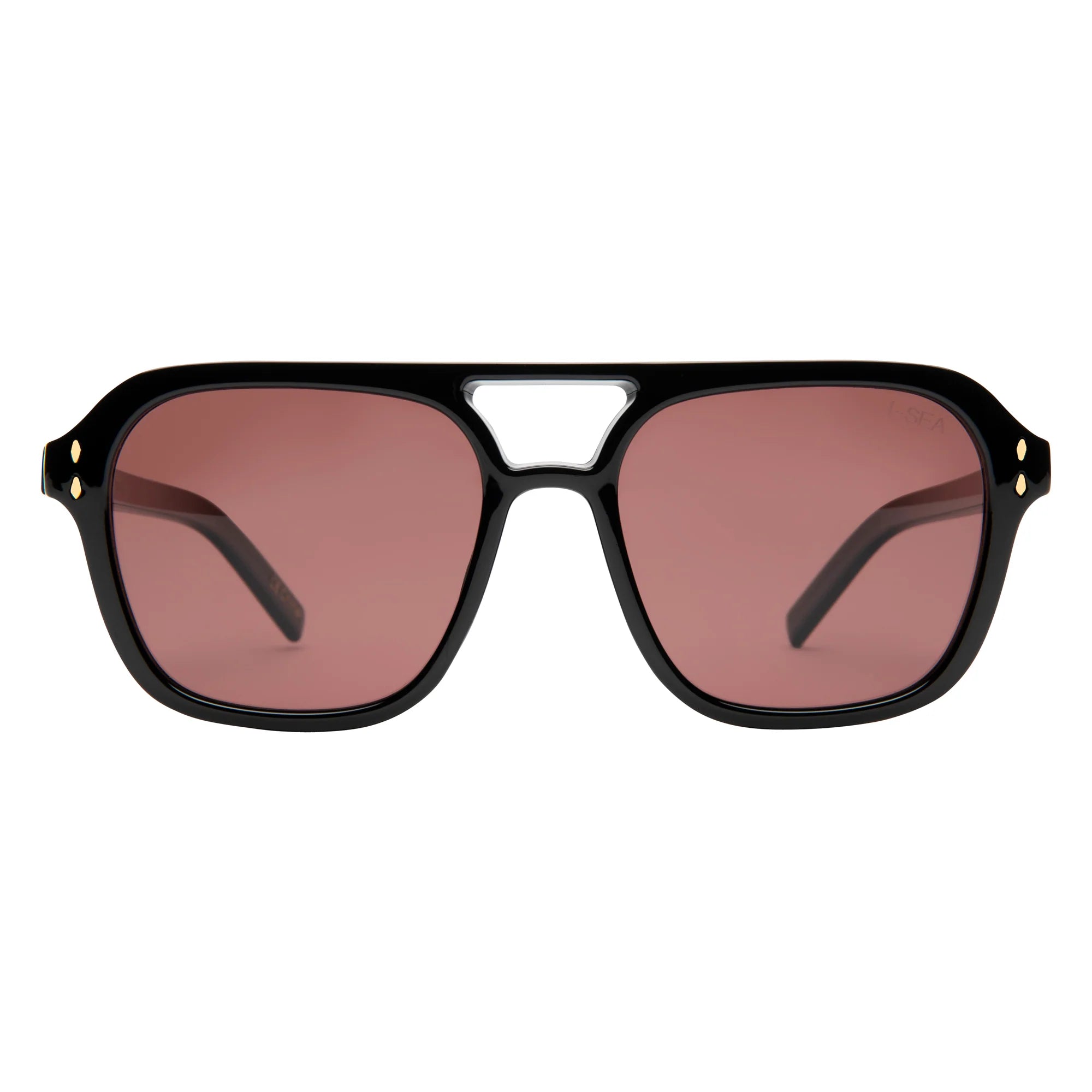MONACO BLACK / PLUM POLARIZED LENS