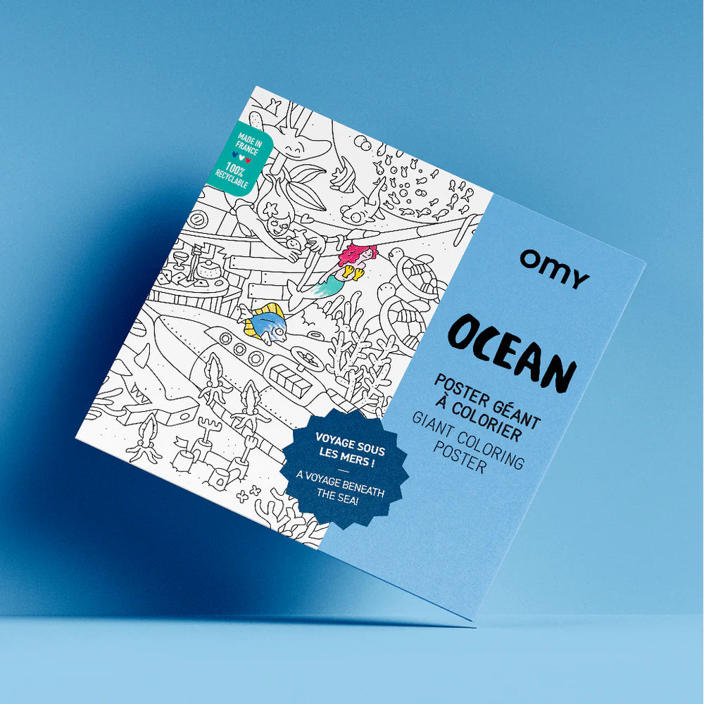 Ocean Coloring Poster