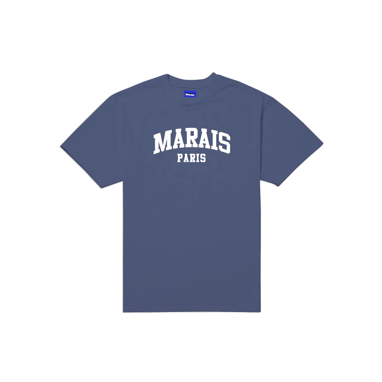 Marais Front Logo T-shirt Petroleo