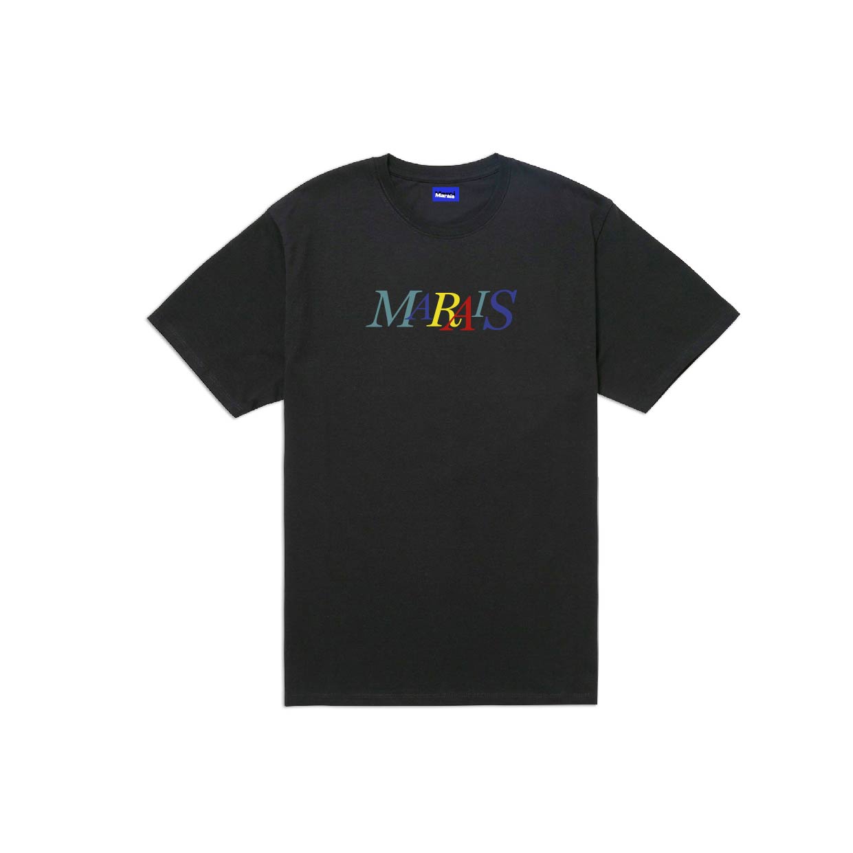 Marais T-shirt Logo Colors Black