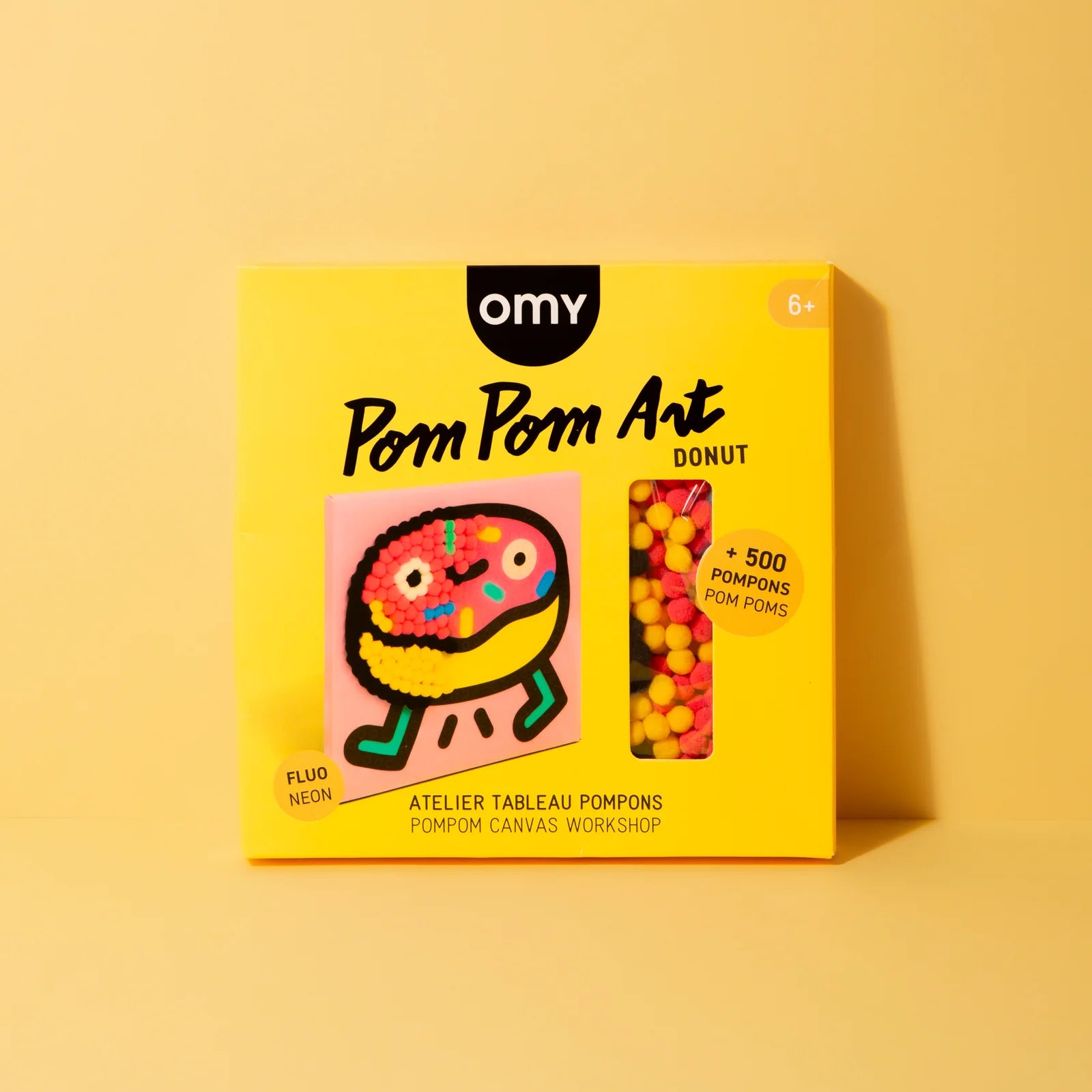 Pompom Donut Art