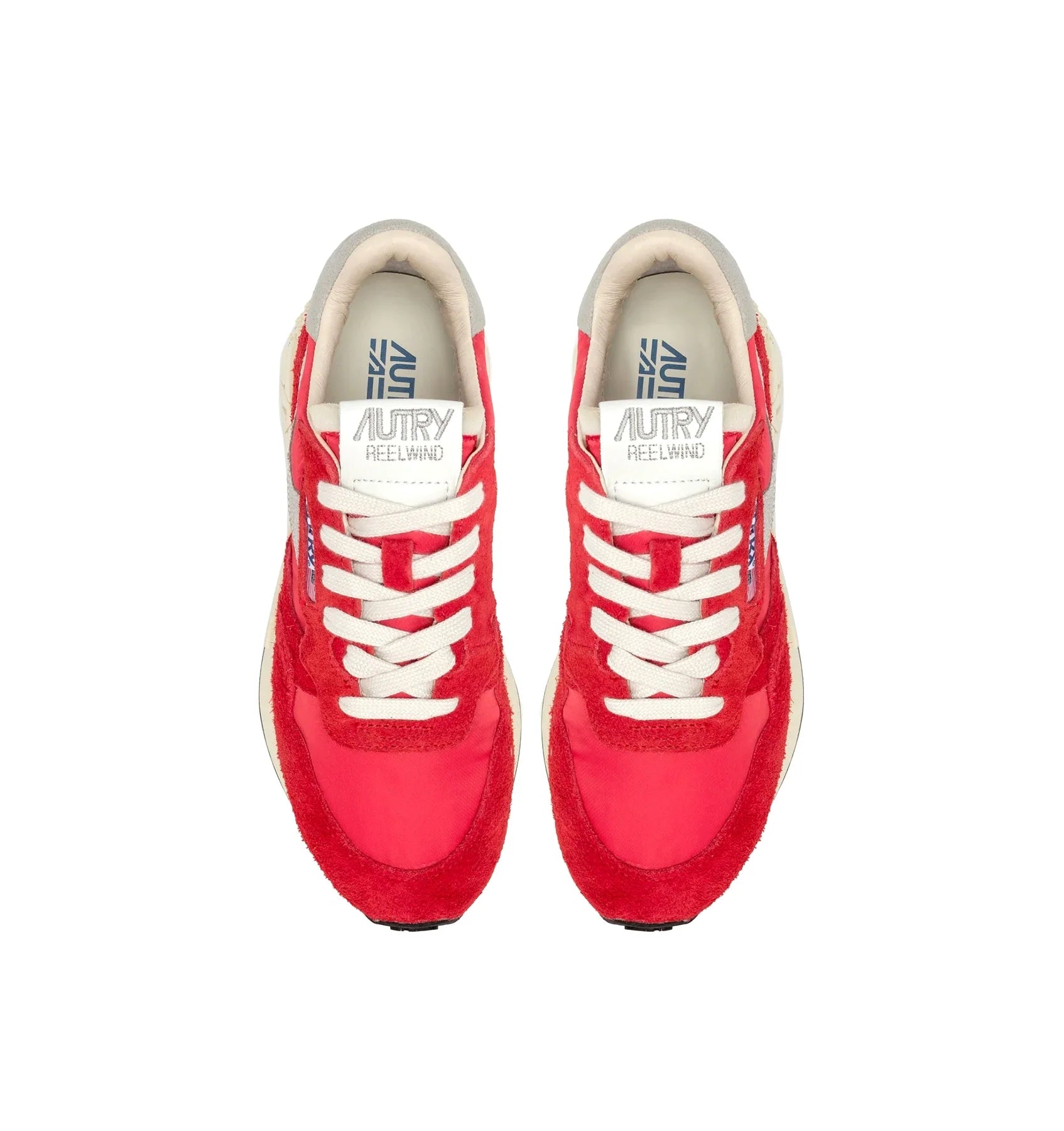 Zapatilla Autry Reelwind Low Sneakers - Red Nylon And Suede