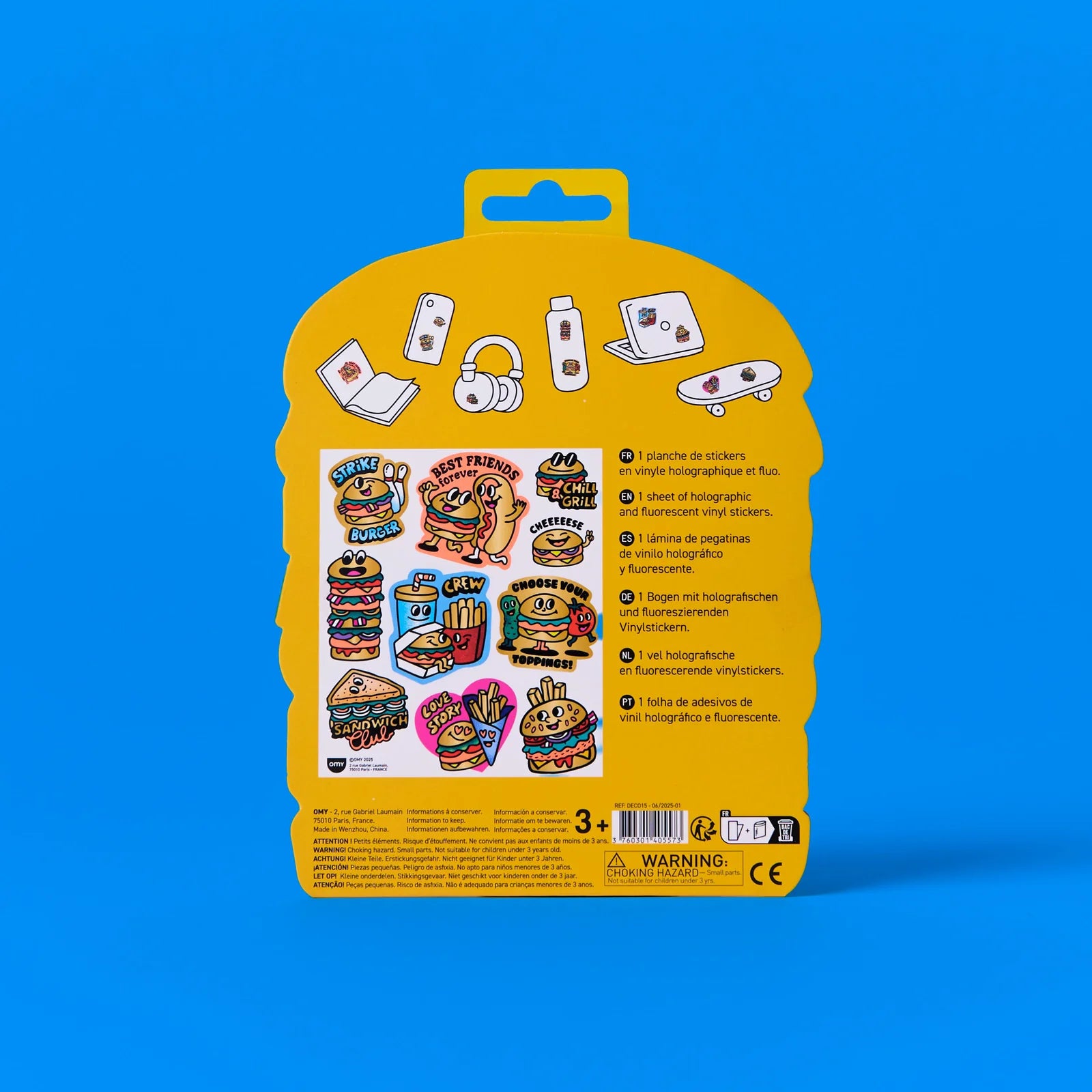 Burger Fabulous Sticker Big