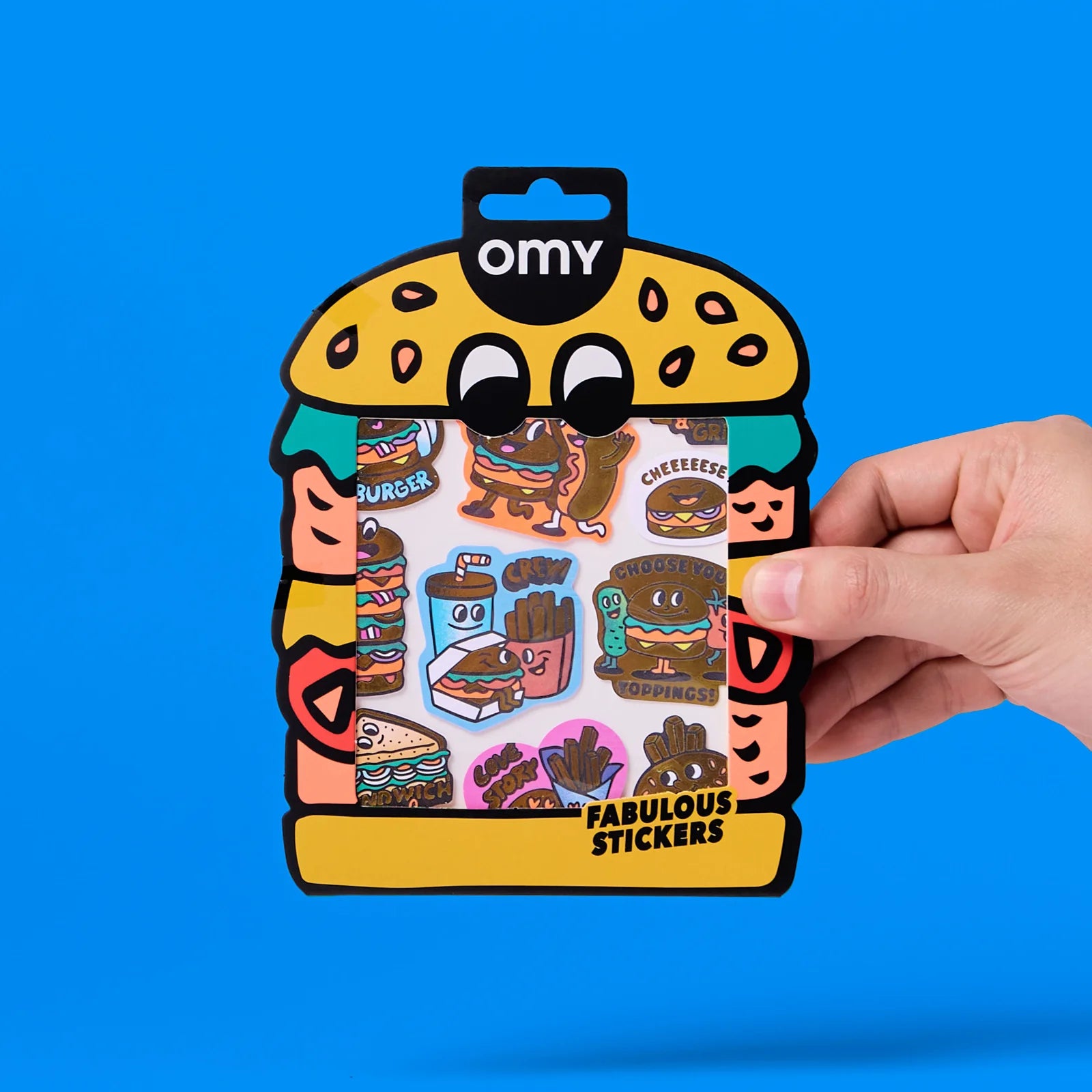 Burger Fabulous Sticker Big — OMY