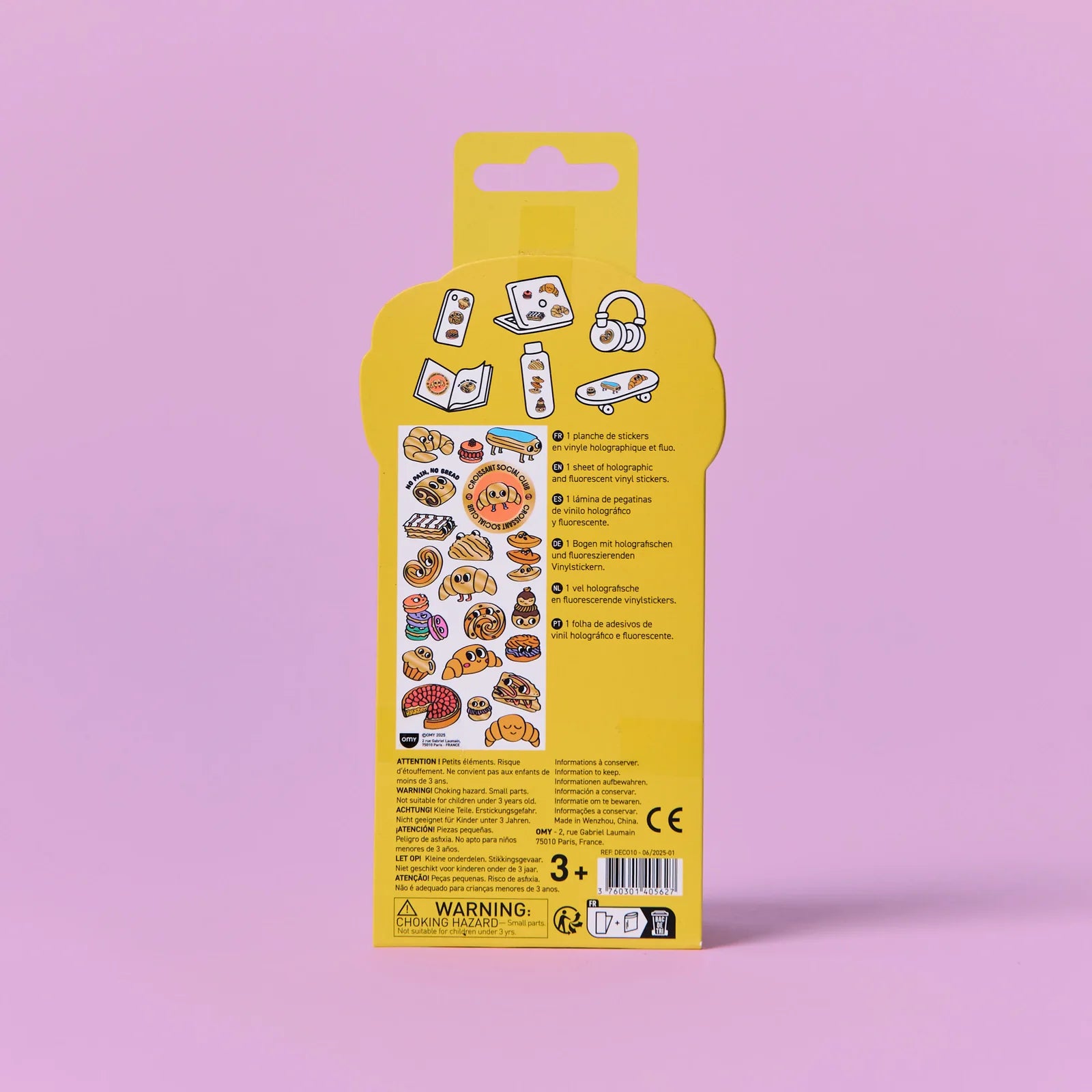 Croissant Fabulous Sticker Iconic