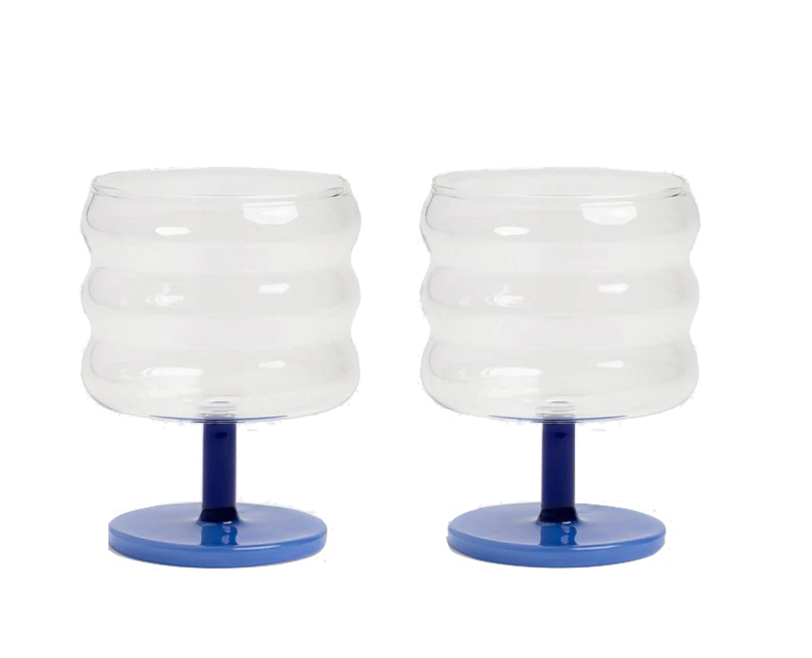 Vaso Flamingo Blue
