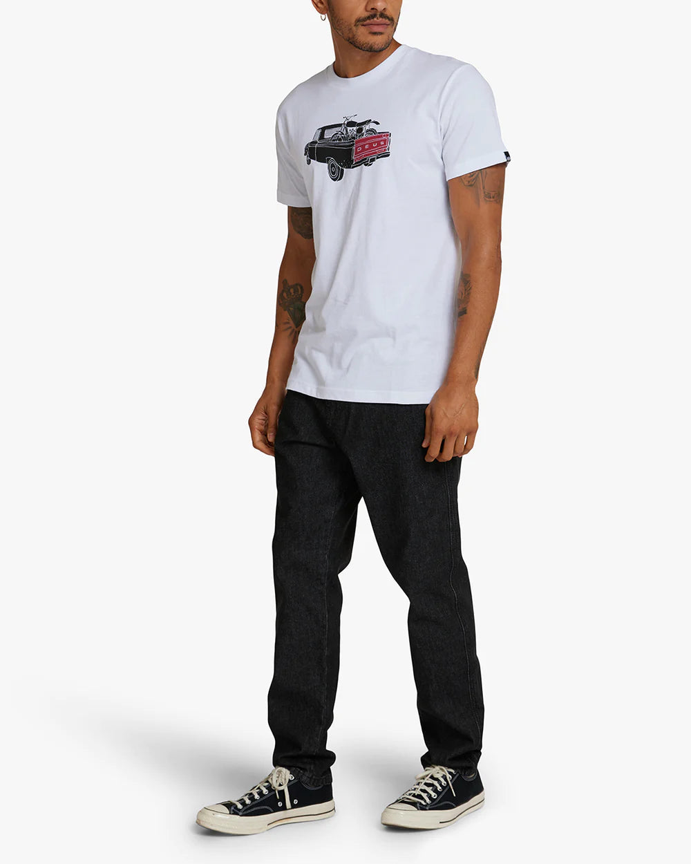 Carby Pick Up Tee White