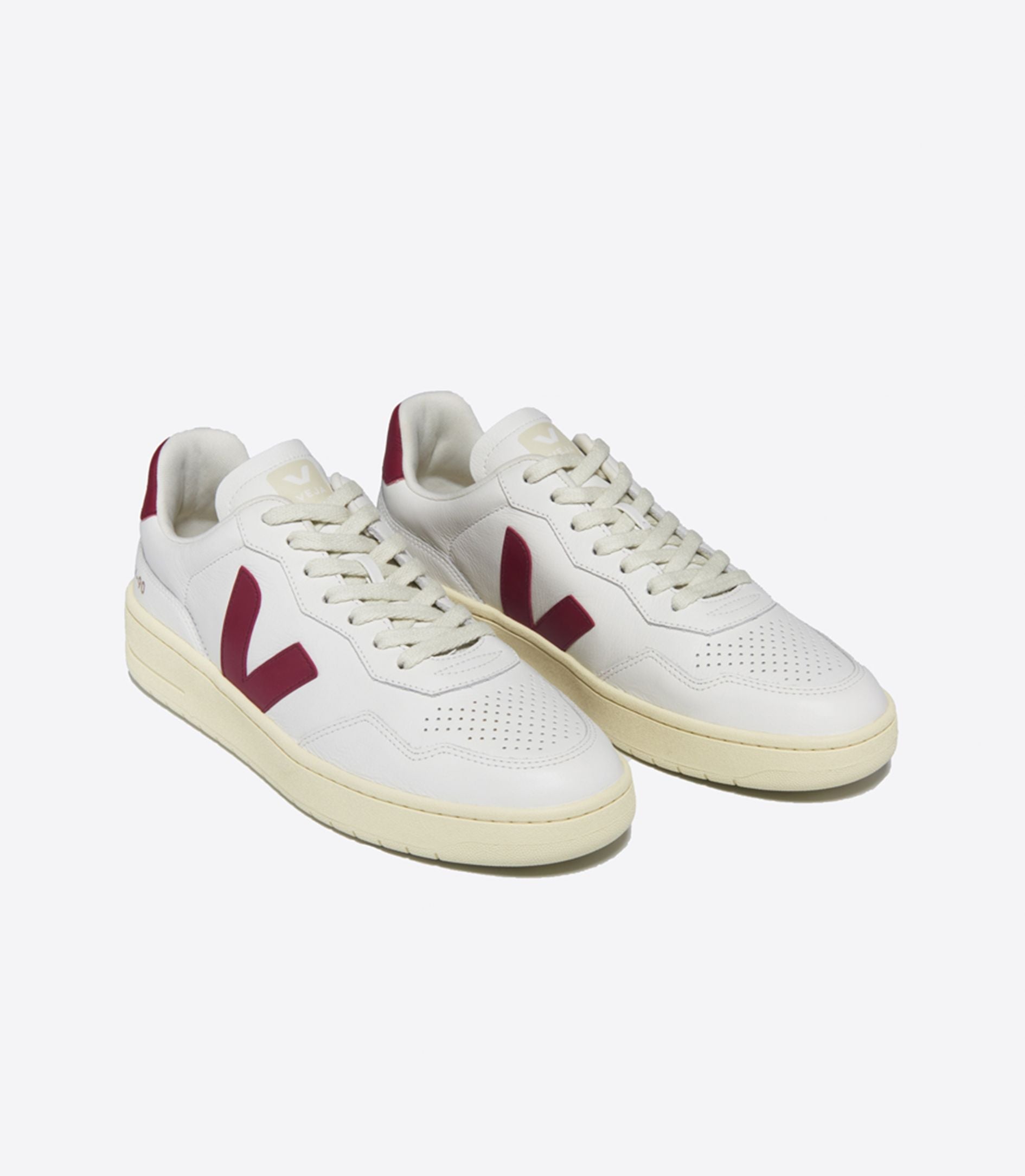 Zapatillas Veja V-90 White Marsala