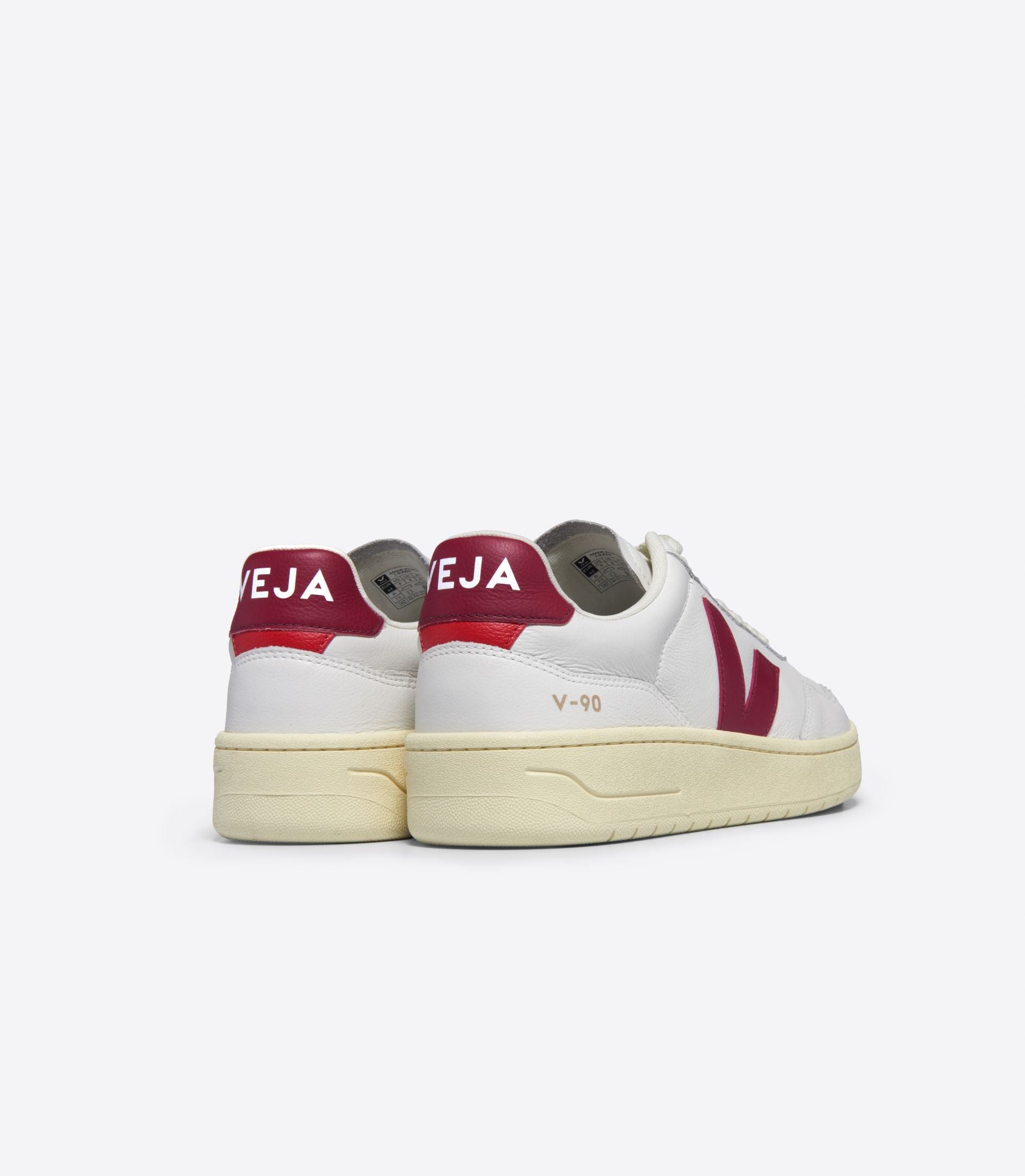 Zapatillas Veja V-90 White Marsala