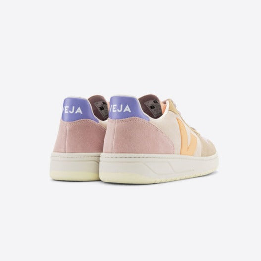 Zapatilla Veja V-10 Suede Multico Peach