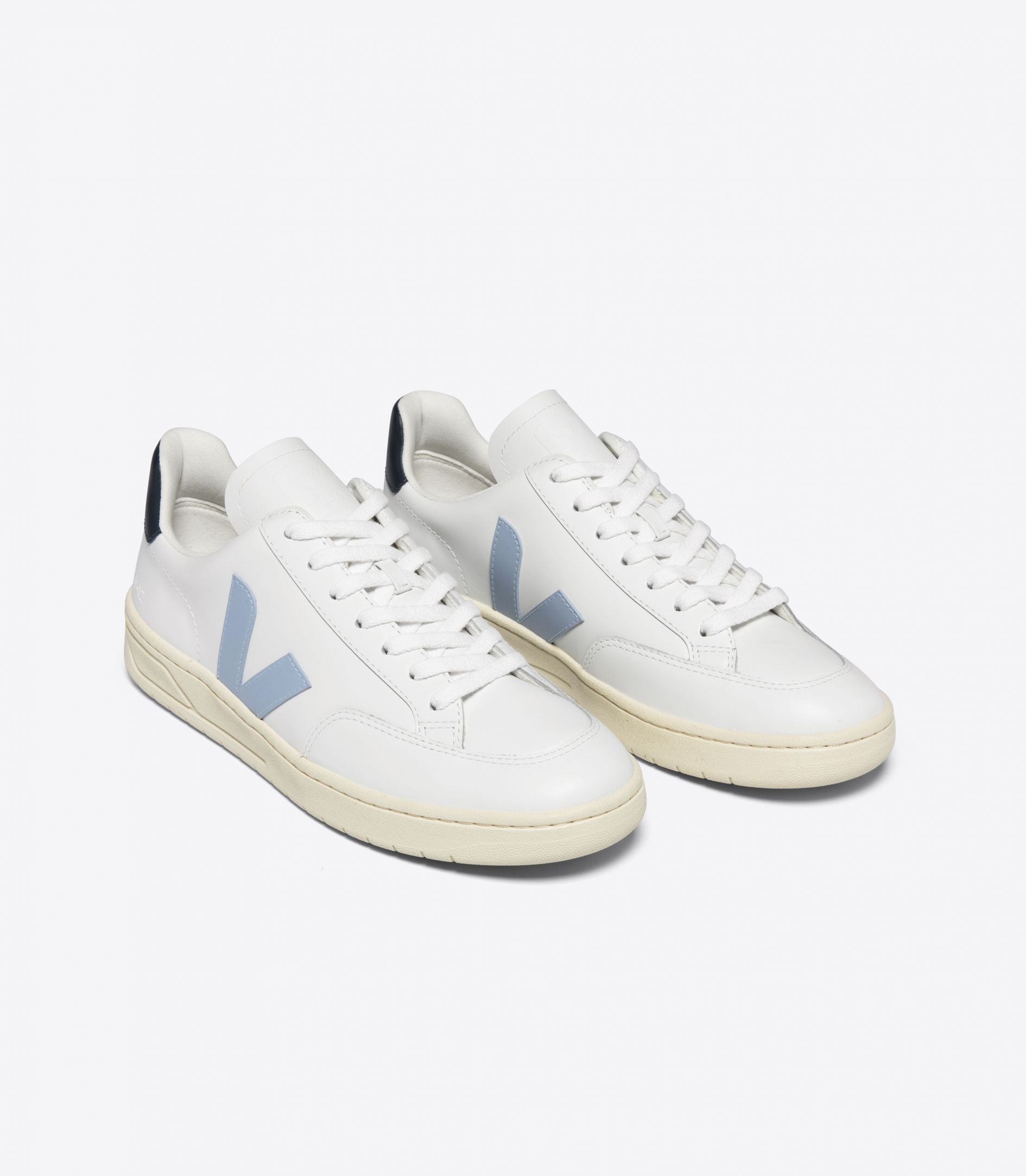 Zapatillas Veja V-12 White Steel Nautico