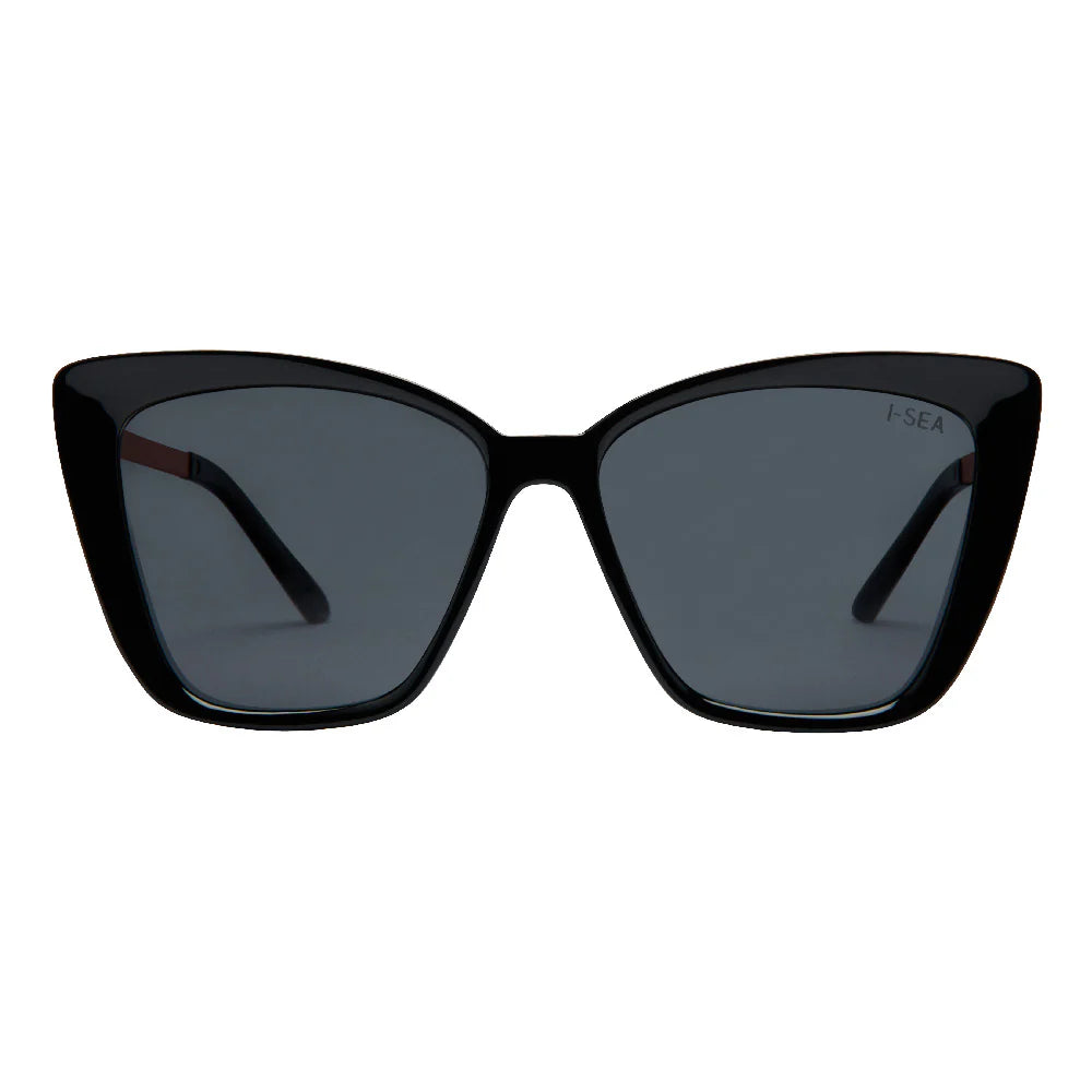 Aloha Fox - Black / Smoke Polarized Lens