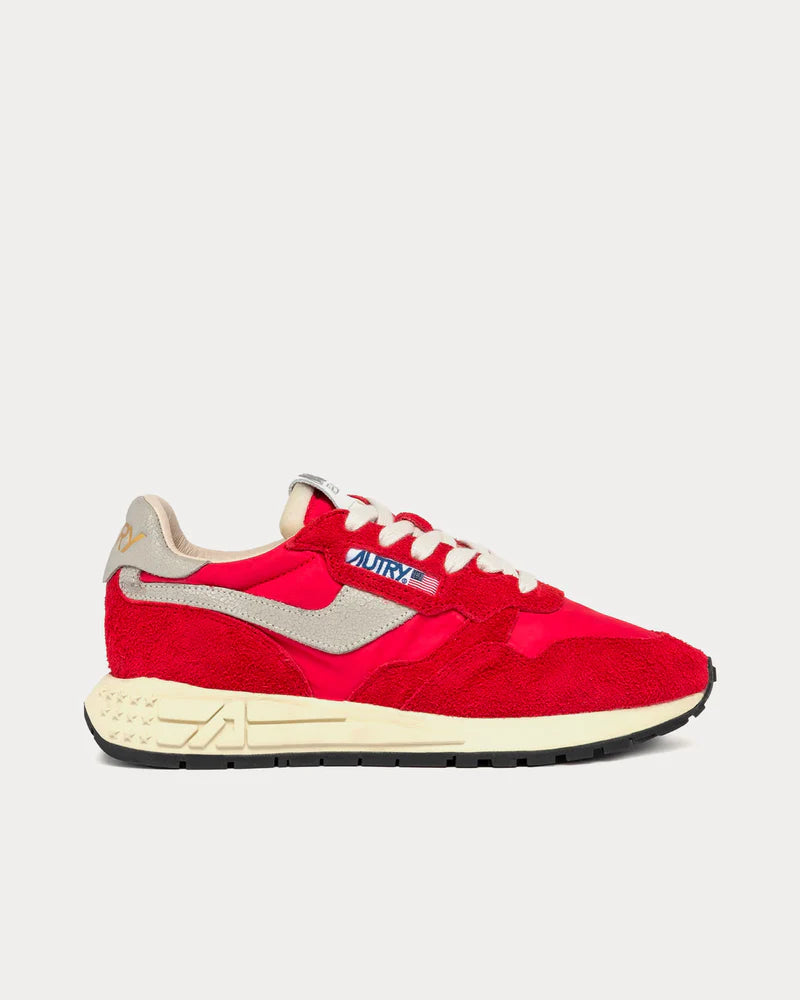 Zapatilla Autry Reelwind Low Sneakers - Red Nylon And Suede