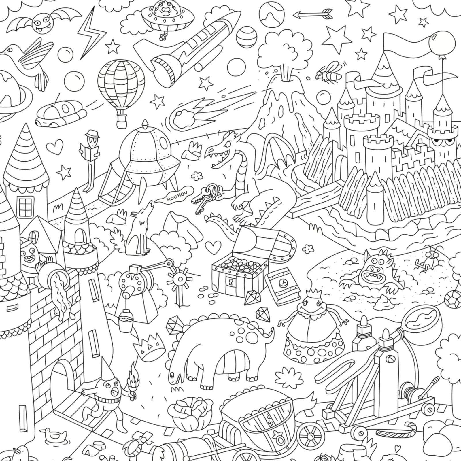 Coloring Poster - Magic