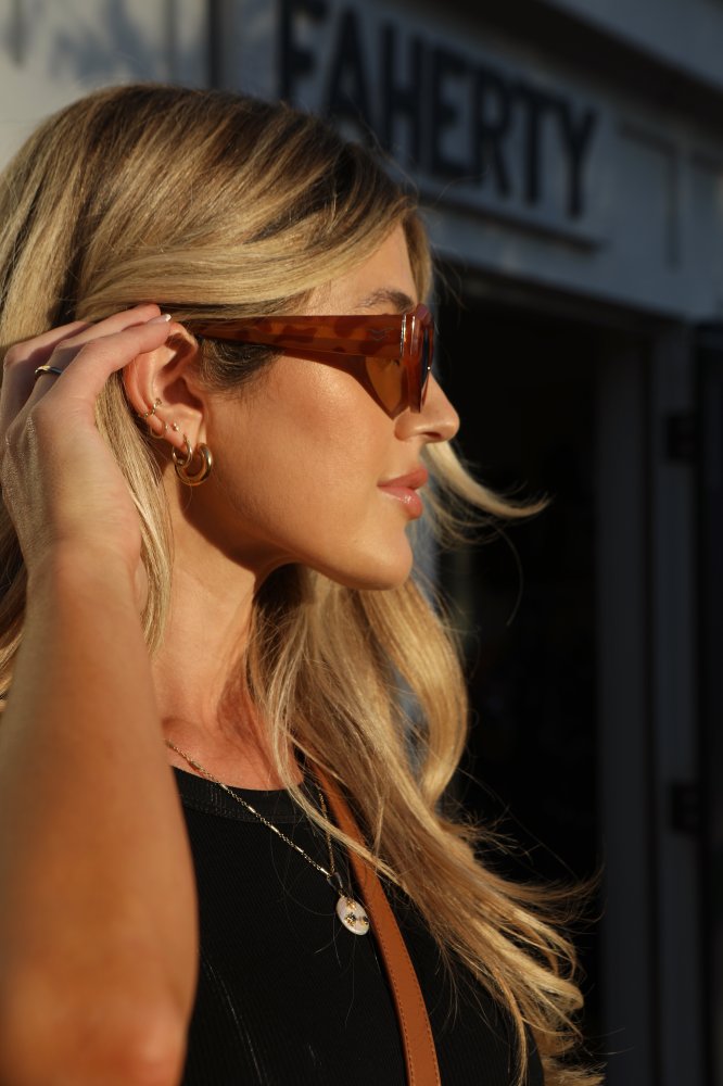 Hanna - Honey Tort / Green Polarized Lens