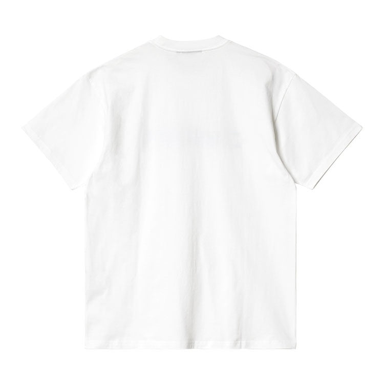 Civilist Script T-Shirt White Blue