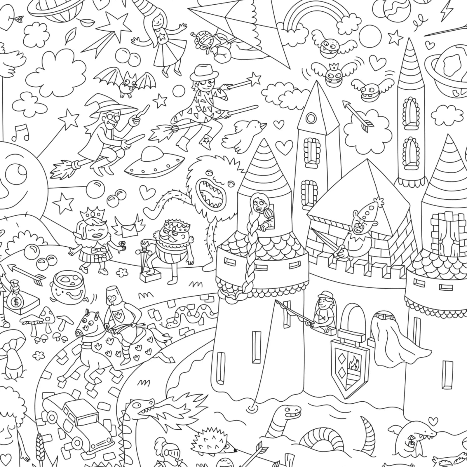 Coloring Poster - Magic