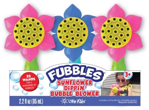 FUBBLES SUNFLOWER DIPPIN BUBBLE BLOWER