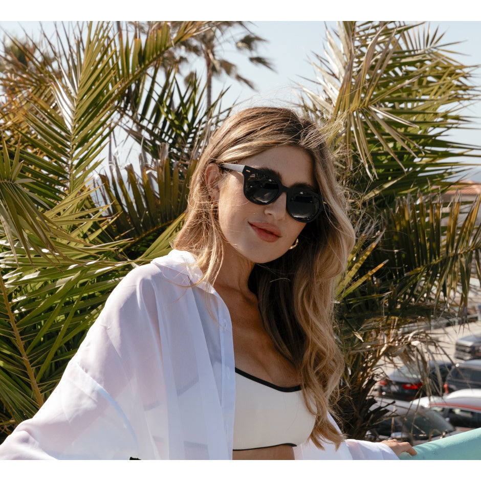Lido - Matte Black / Smoke Polarized Lens