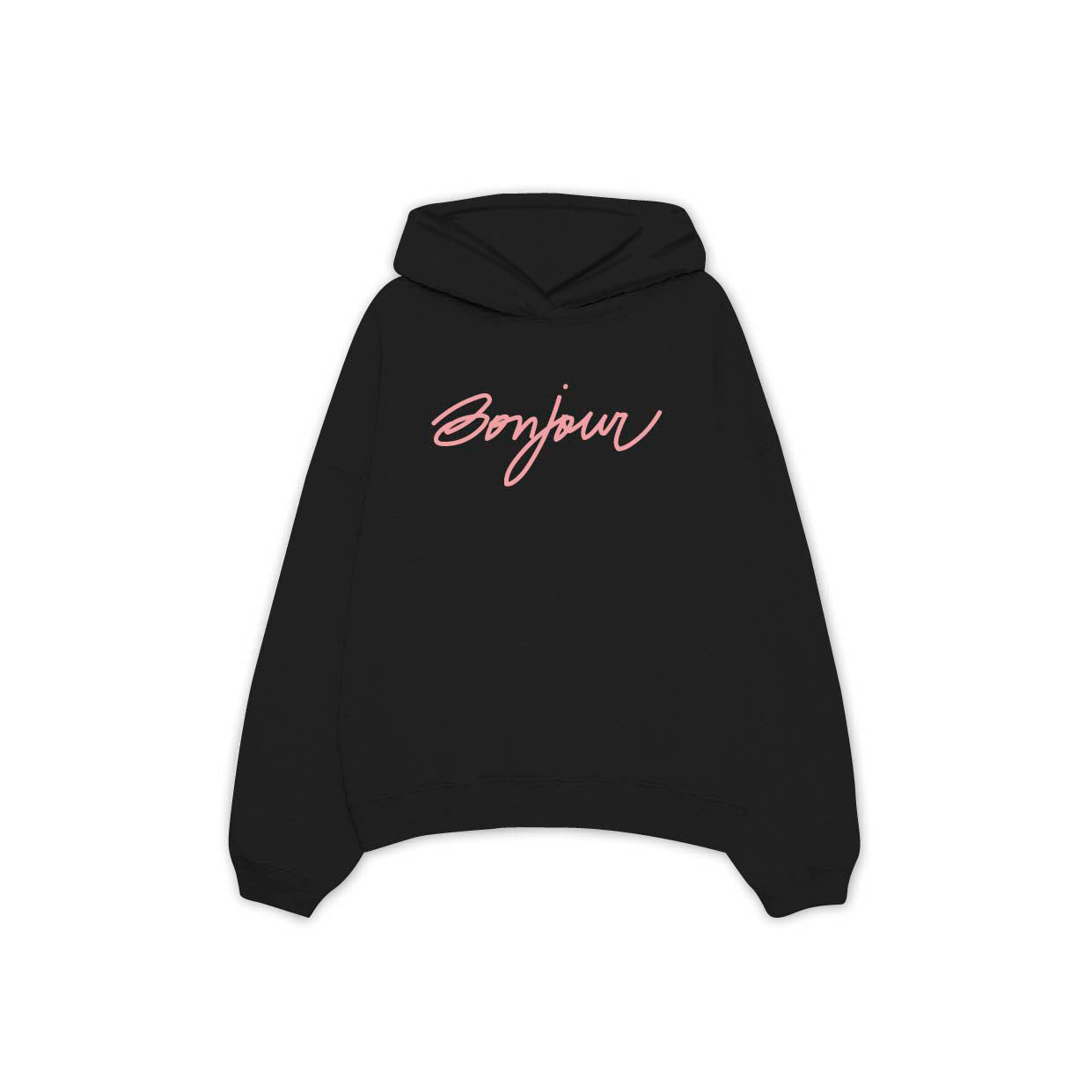 Marais Bonjour Hoodie Black