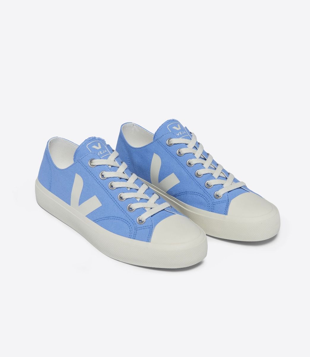 Zapatillas Veja Wata II Low Canvas Aqua Pierre