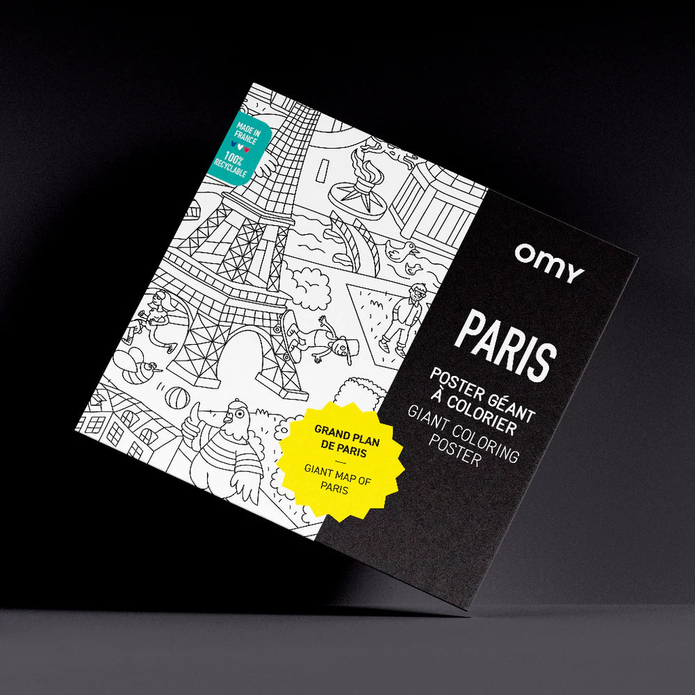 Coloring Poster - Paris — OMY