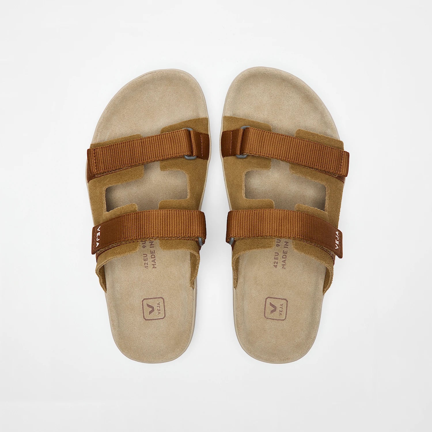 Sandalia Arpoador Gamuza - Tent Cognac