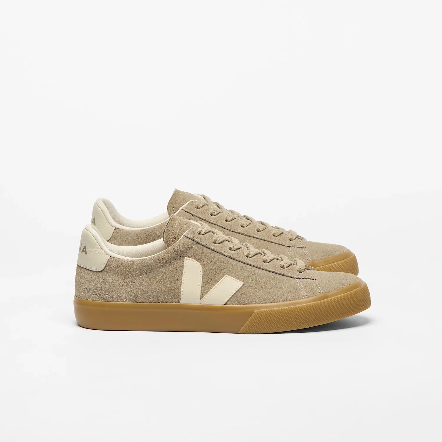 Zapatilla Veja Campo Mujer Gamuza - Taupe Pierre Natural