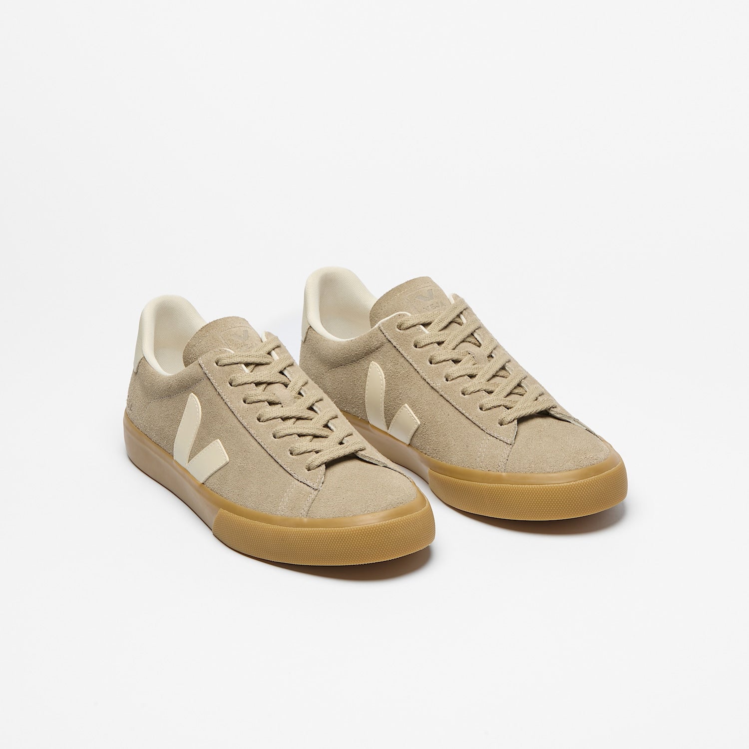 Zapatilla Veja Campo Mujer Gamuza - Taupe Pierre Natural