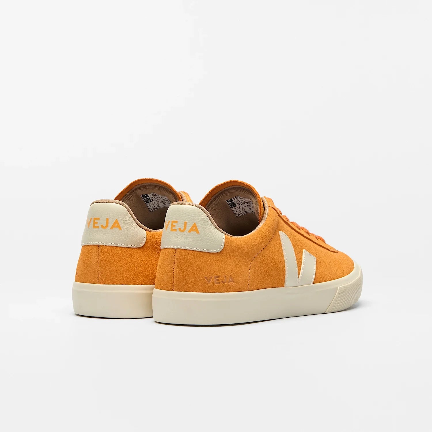 Zapatilla Veja Campo Mujer Gamuza - Mango / Piedra