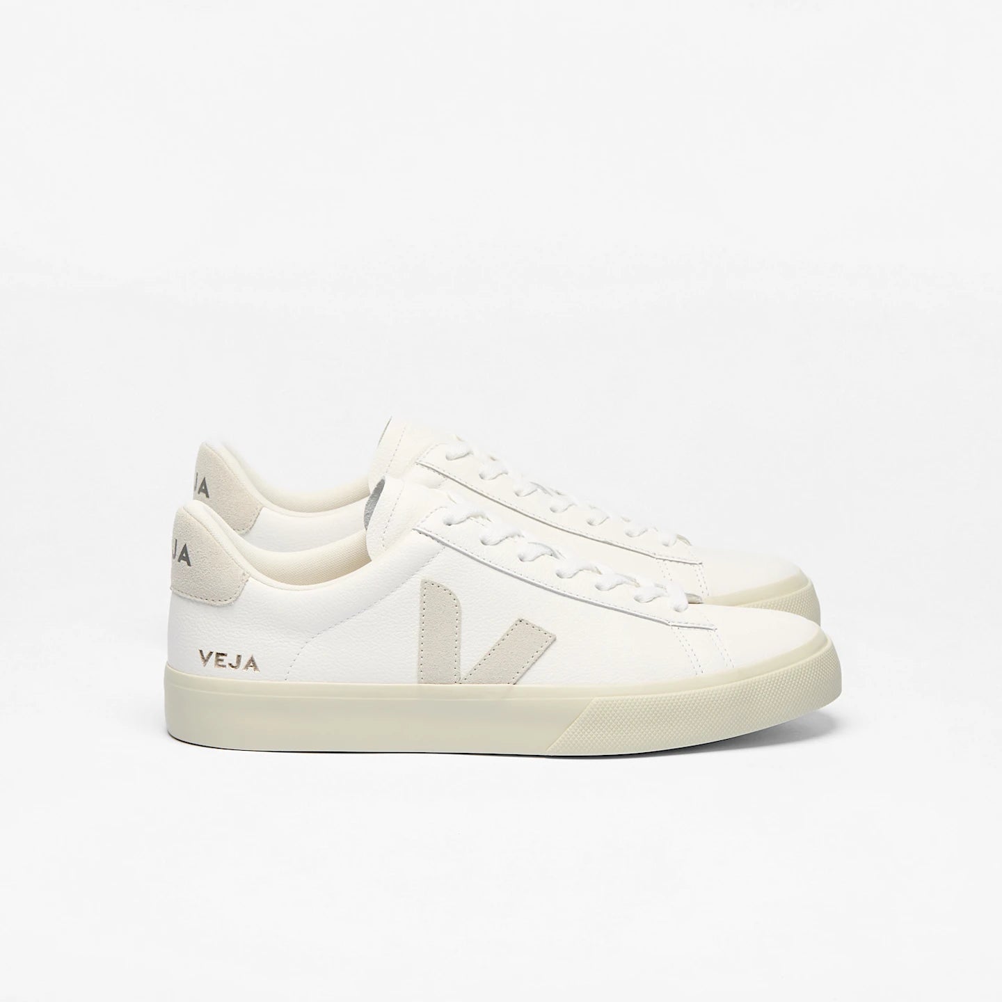 Zapatillas Veja Campo Leather White Natural