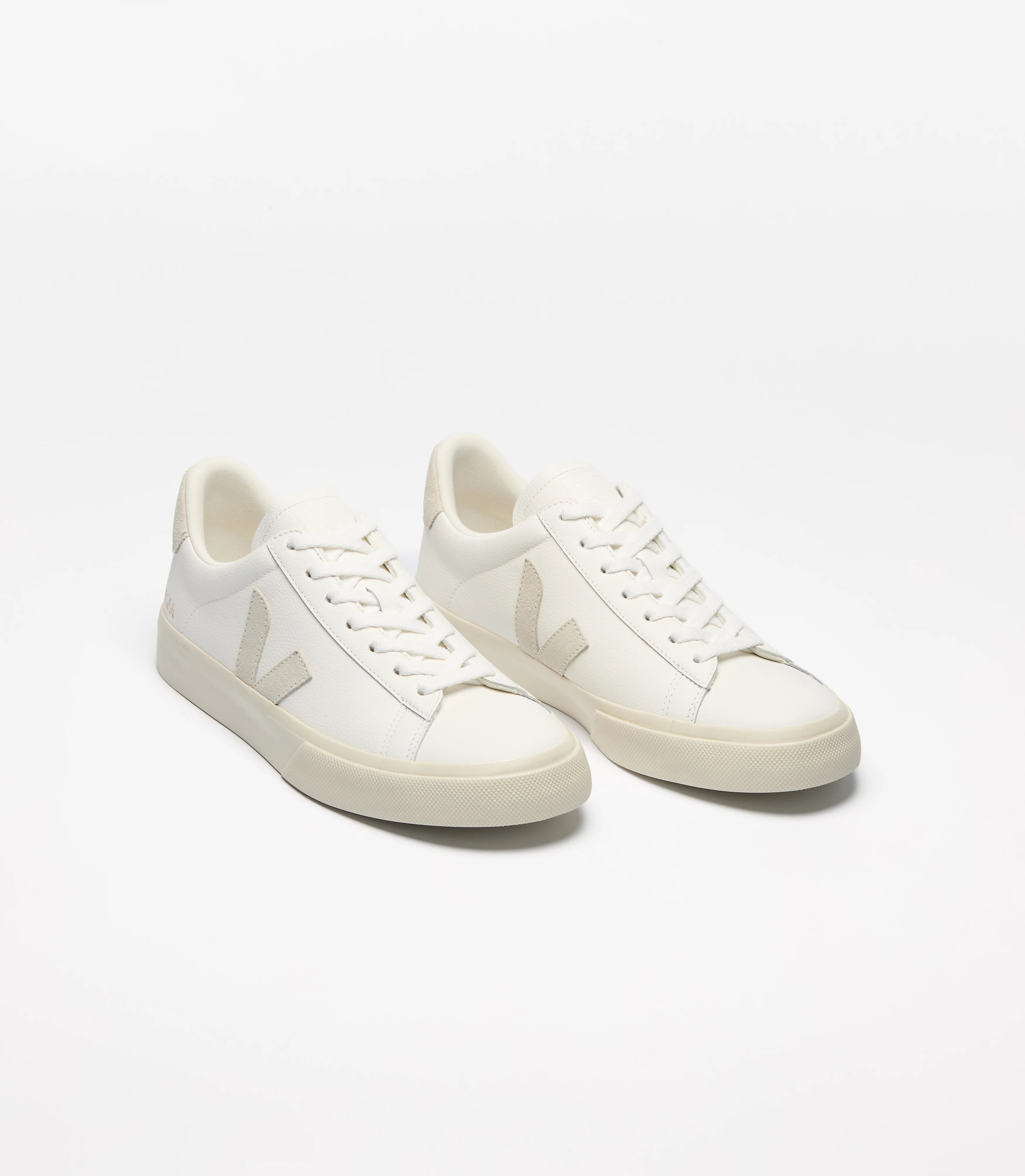 Zapatillas Veja Campo Leather White Natural