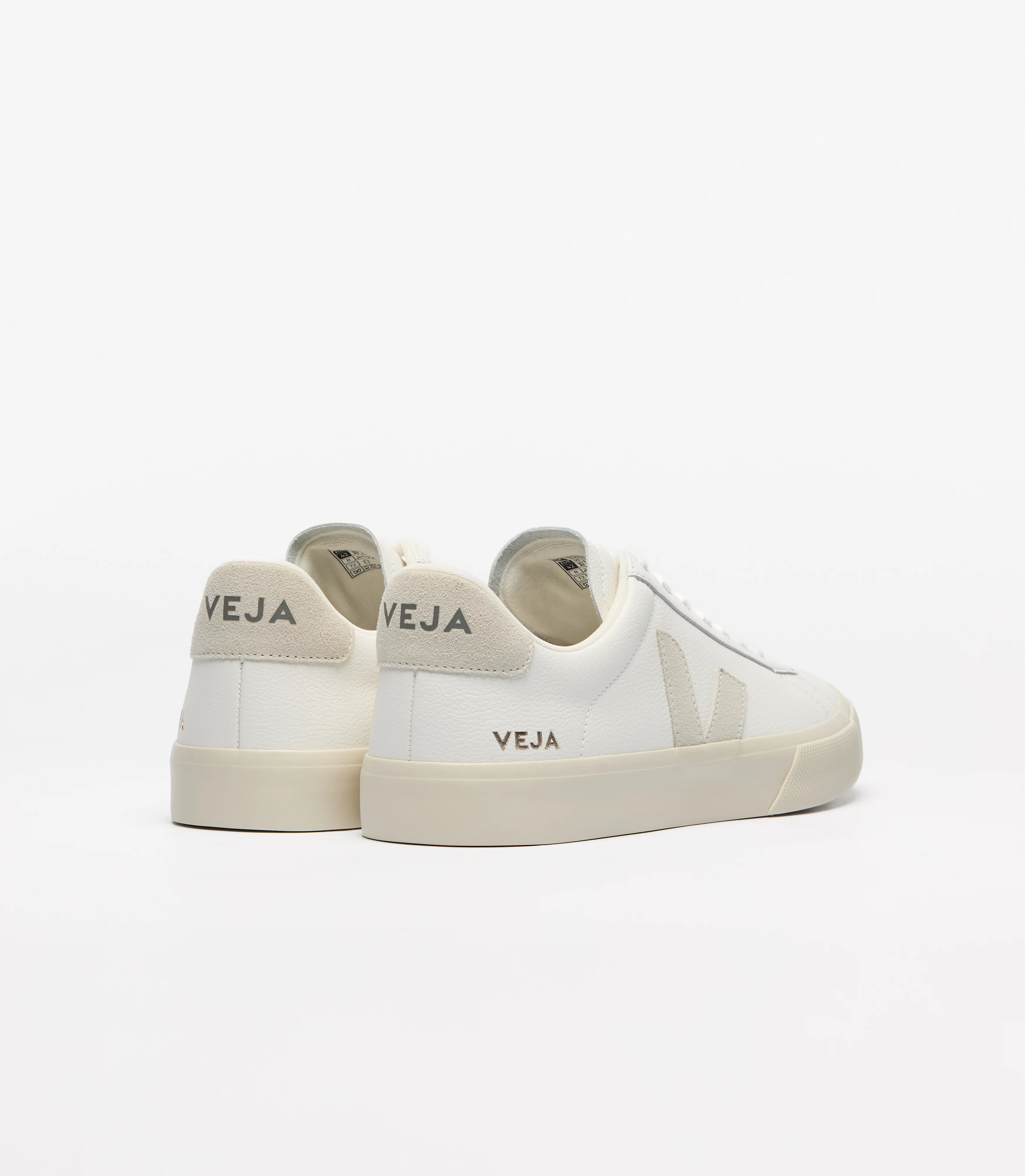 Zapatillas Veja Campo Leather White Natural