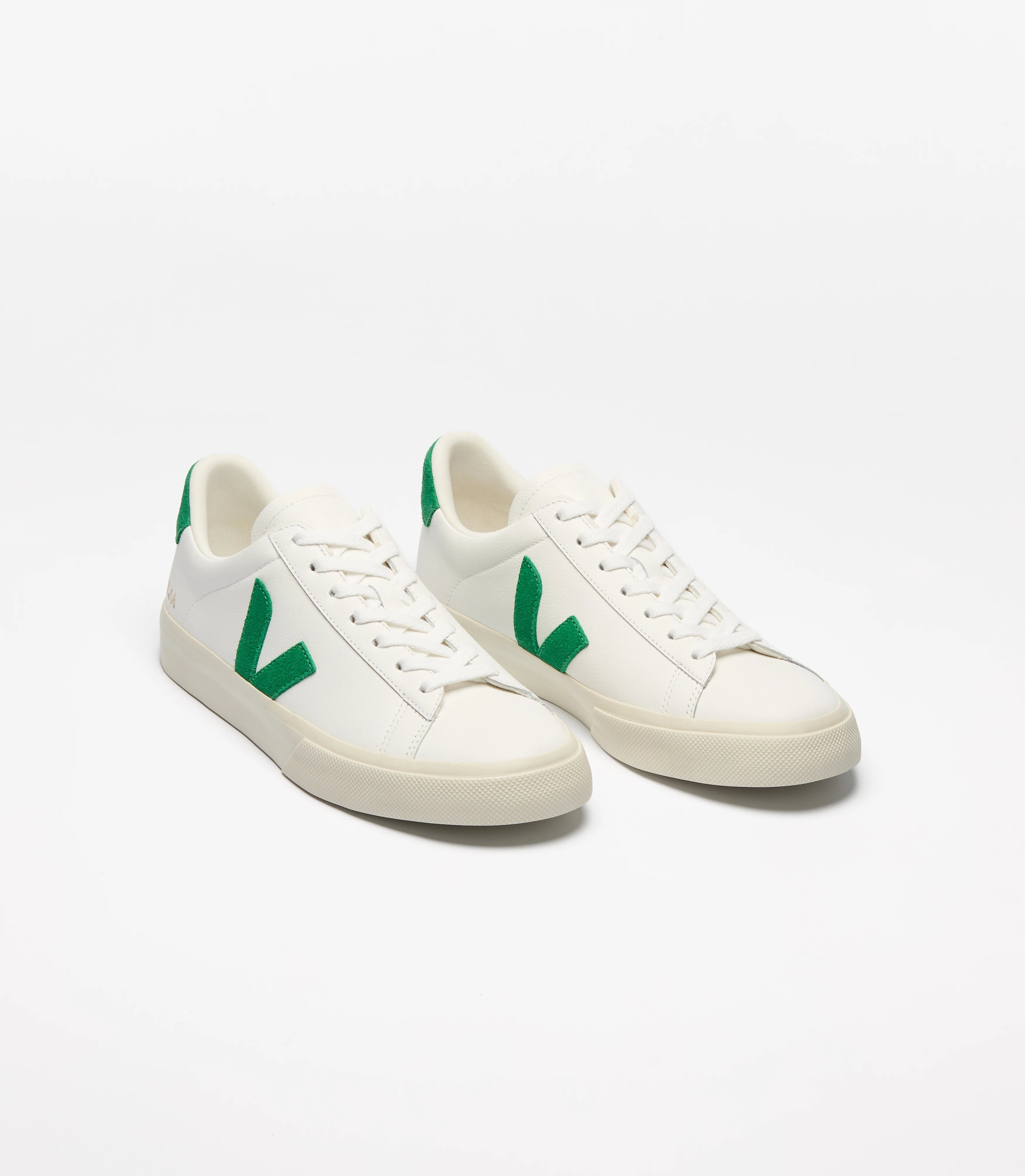 Zapatilla Veja Campo - White/ Emeraude