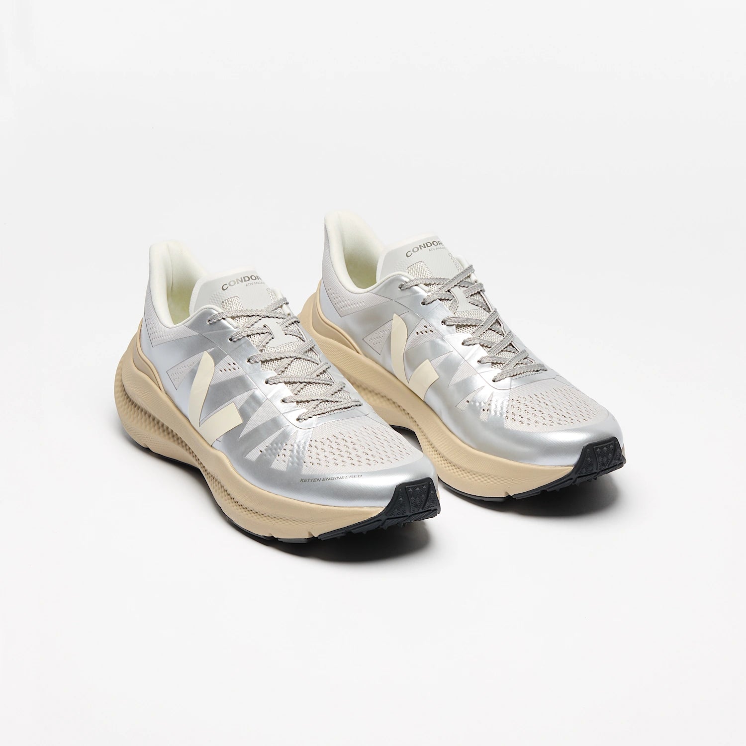 Zapatilla Veja Condor 3 Advanced Engineered-Mesh Silver Cashew Almond