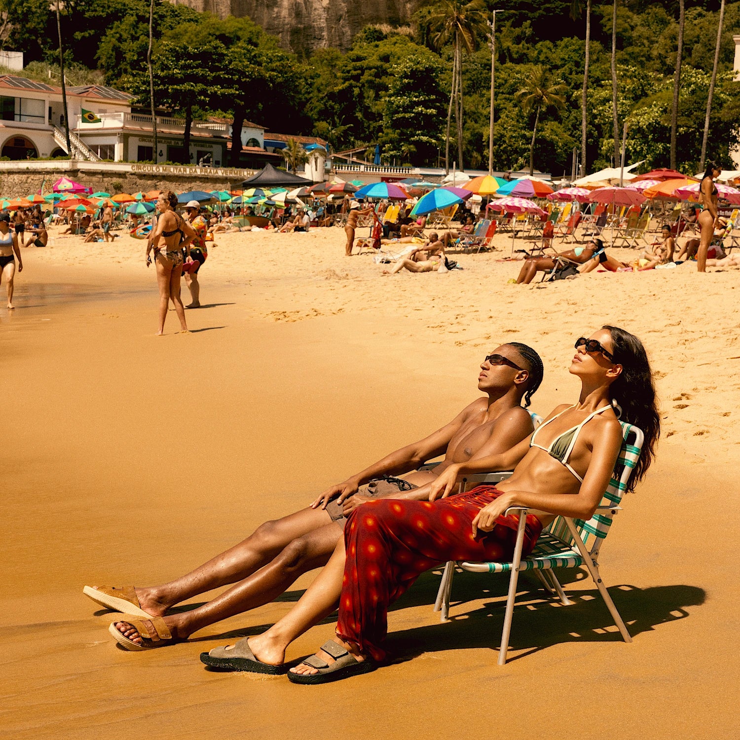 Sandalia Etna Gamuza - Almond