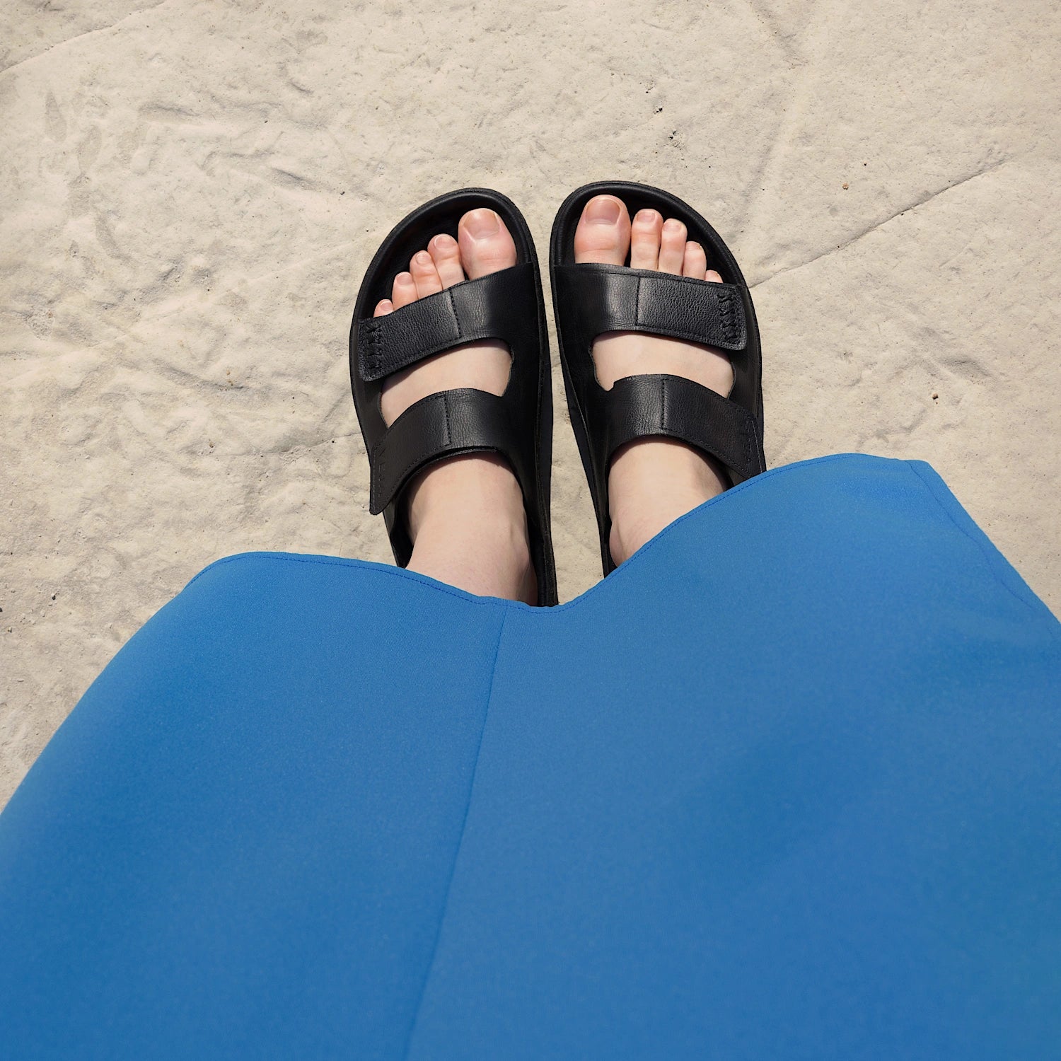 Sandalia Etna Cuero - Negro