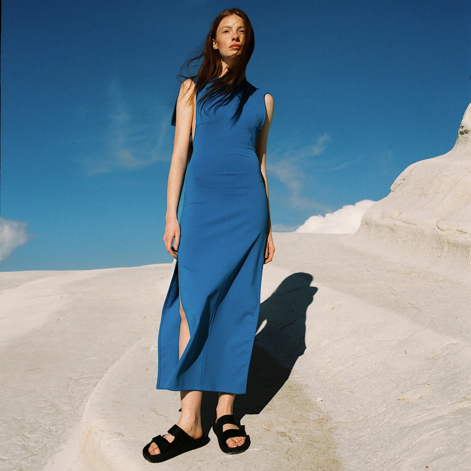 Sandalia Etna Cuero - Negro