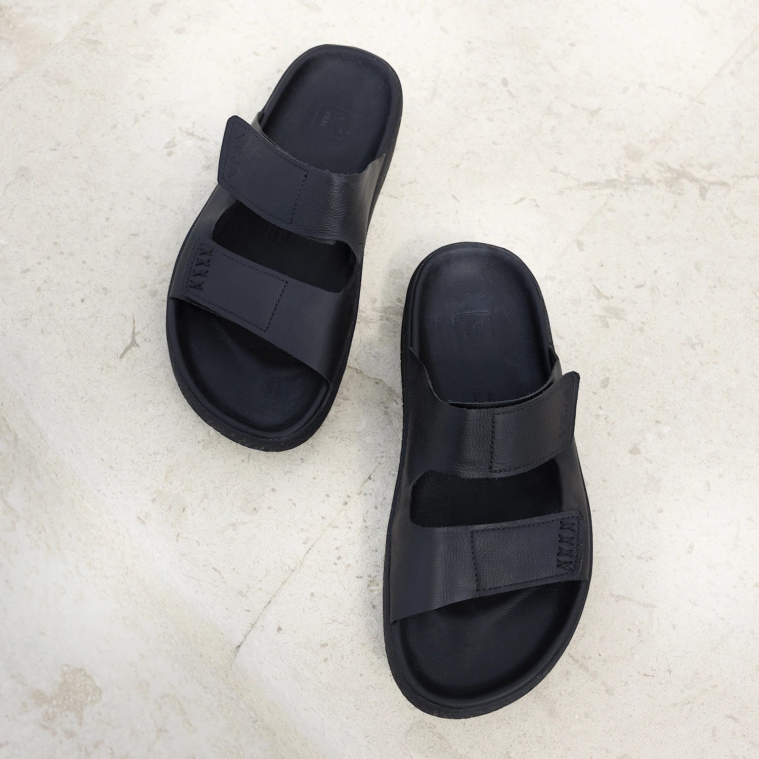 Sandalia Etna Cuero - Negro