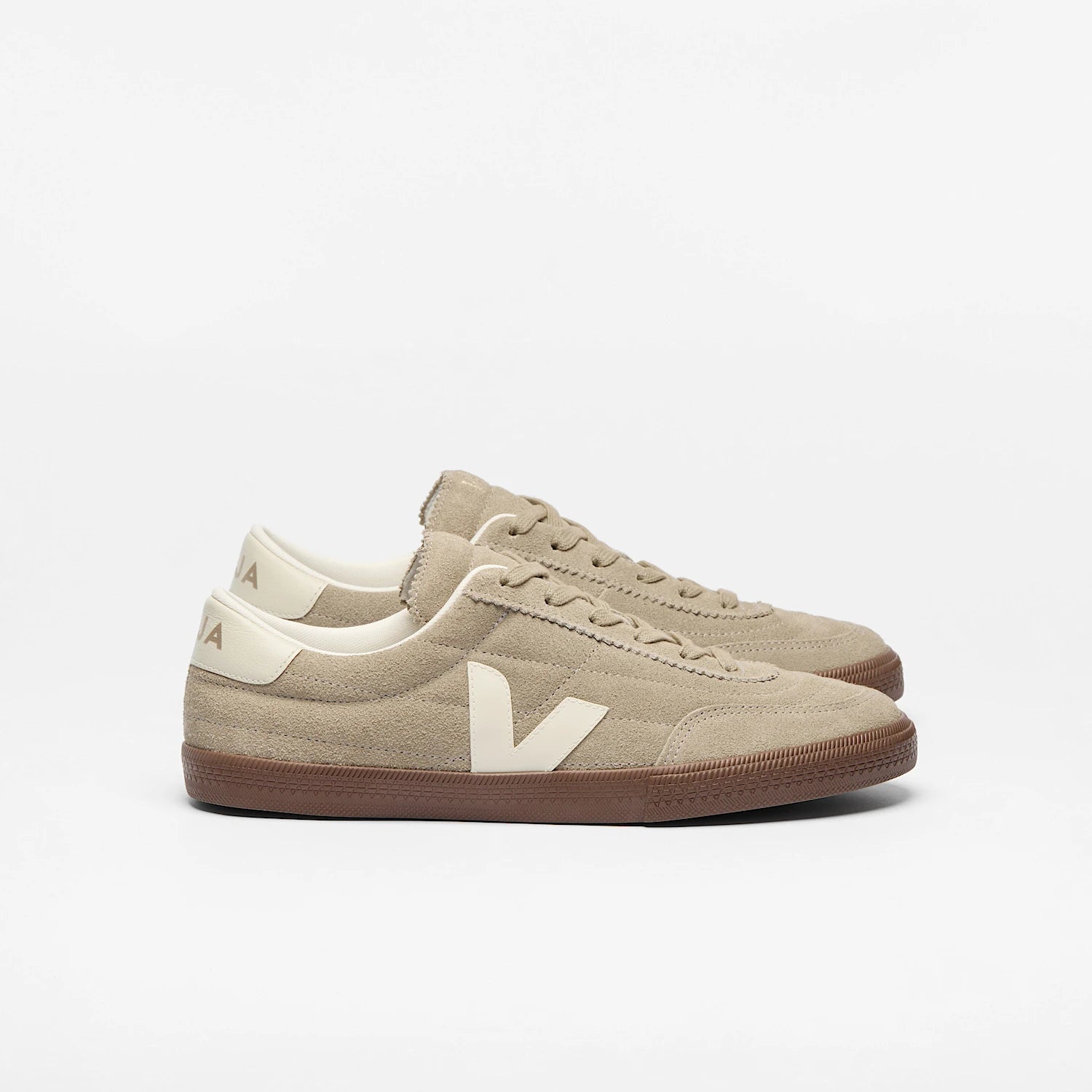 Zapatilla Veja Panenka Gamuza - Taupe Pierre Bark