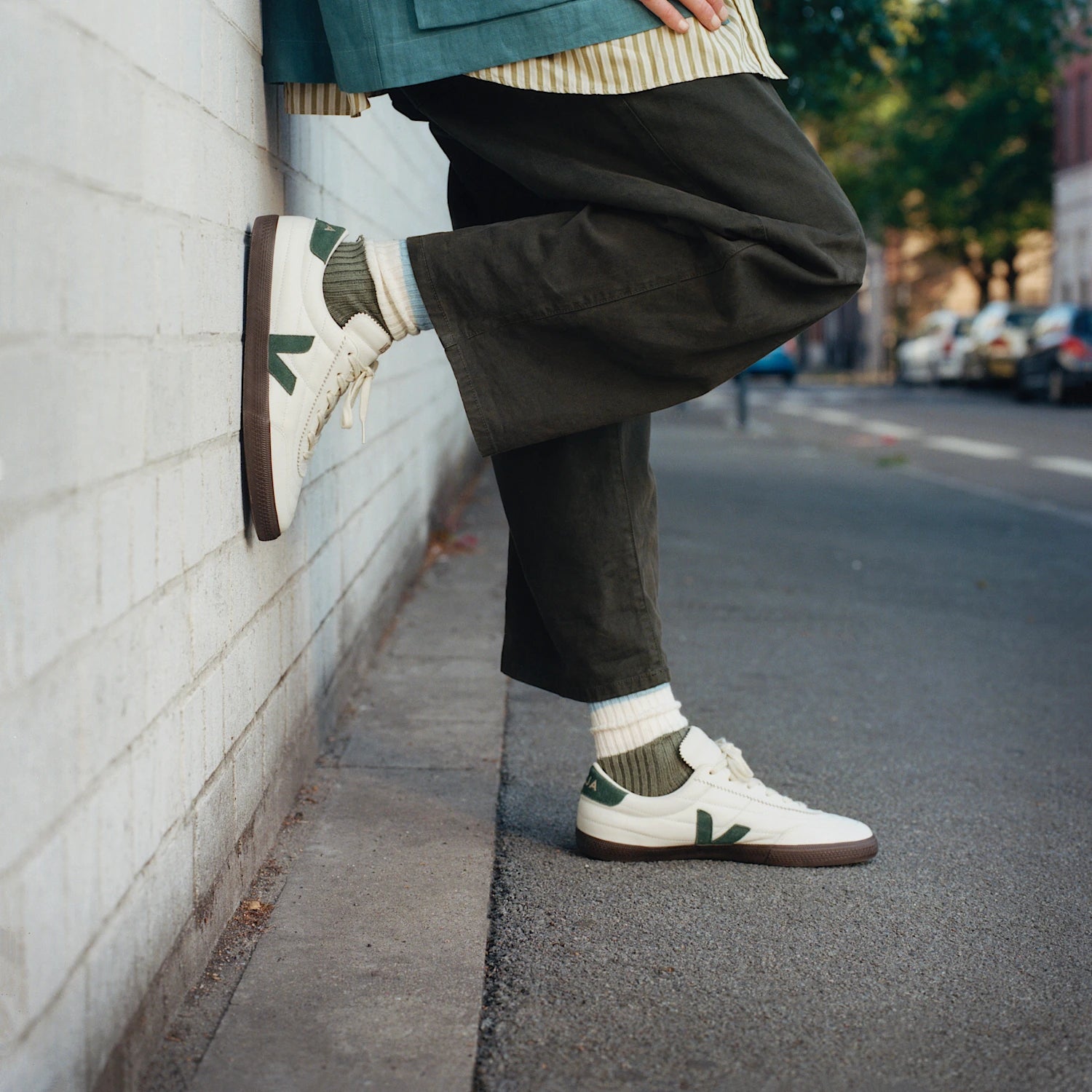 Zapatillas Veja Panenka Leather - White Cyprus Eagle